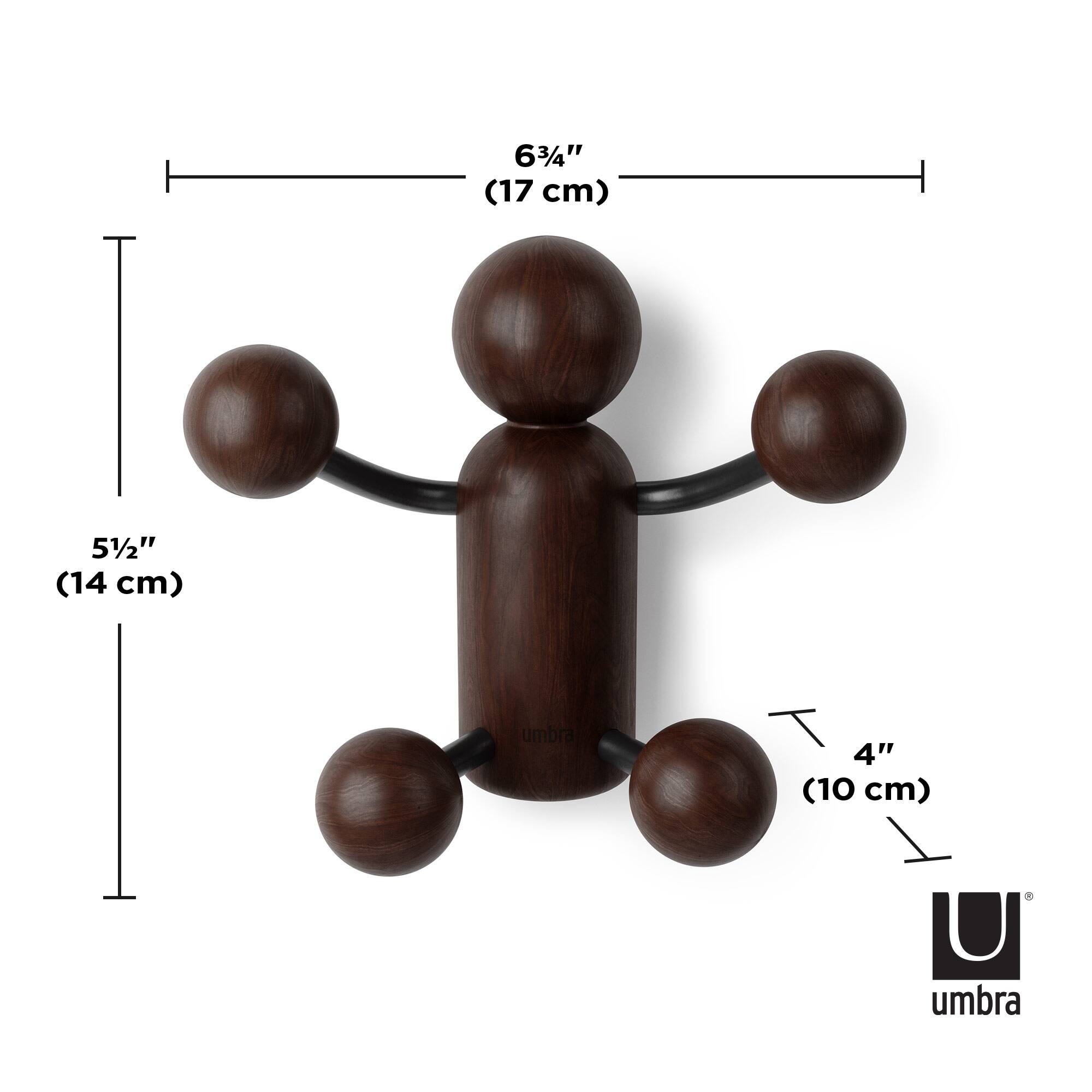 Umbra Dark Brown Woody Wall Hook