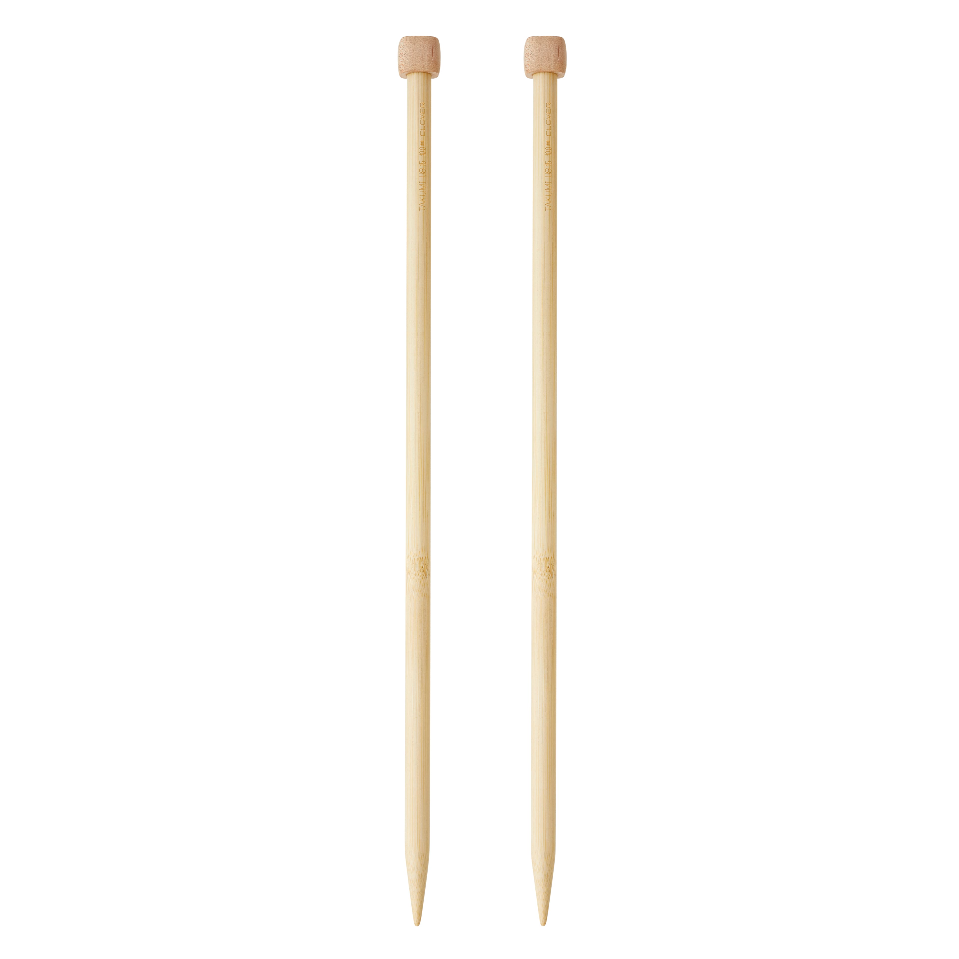 Takumi Bamboo Single Pointed Knitting Needles, 14”