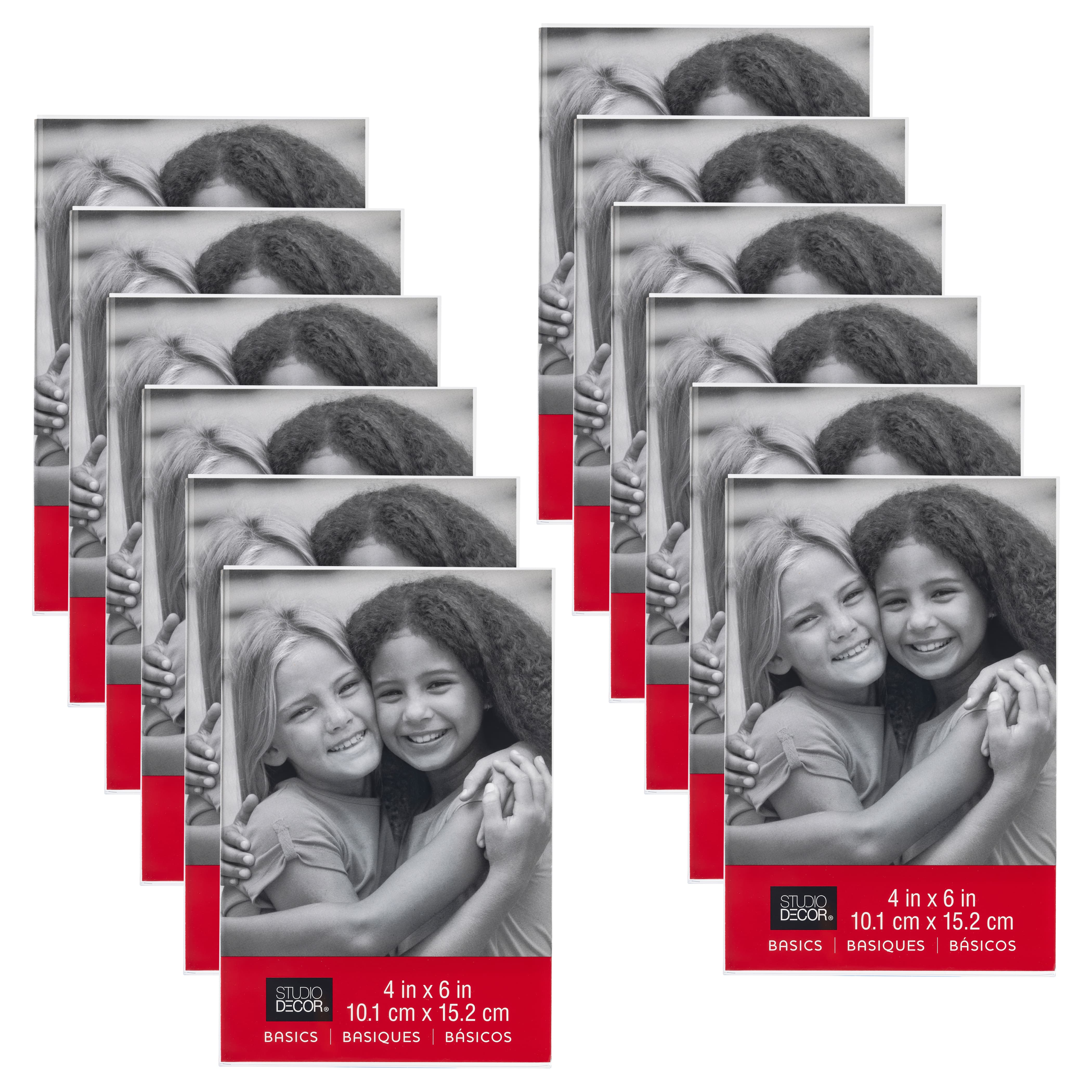 12 Pack: Acrylic 4&#x22; x 6&#x22; Magnet Frame, Basics by Studio D&#xE9;cor&#xAE;