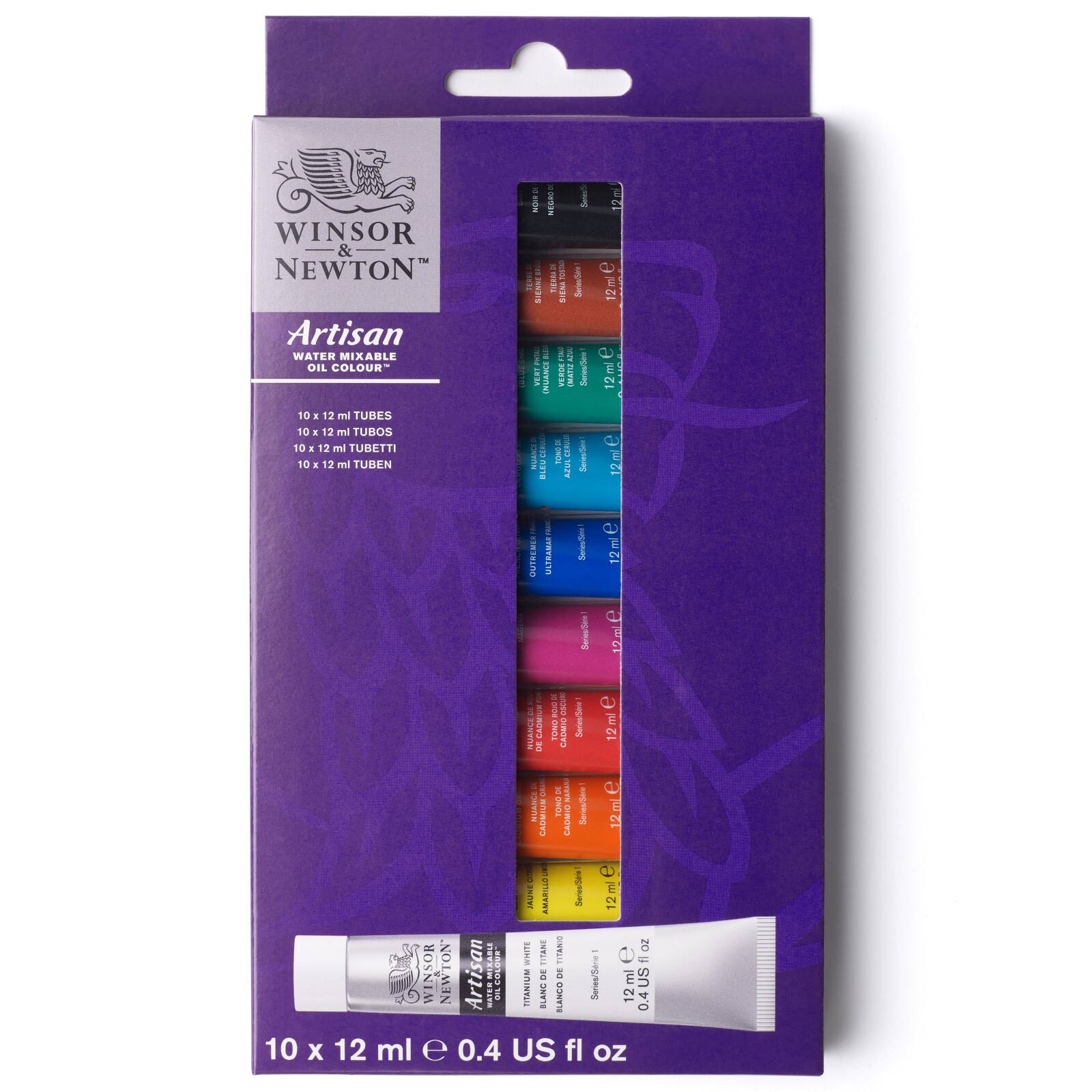 Winsor & Newton™ Artisan Water Mixable Oil Colour™ 10 Color Paint Set