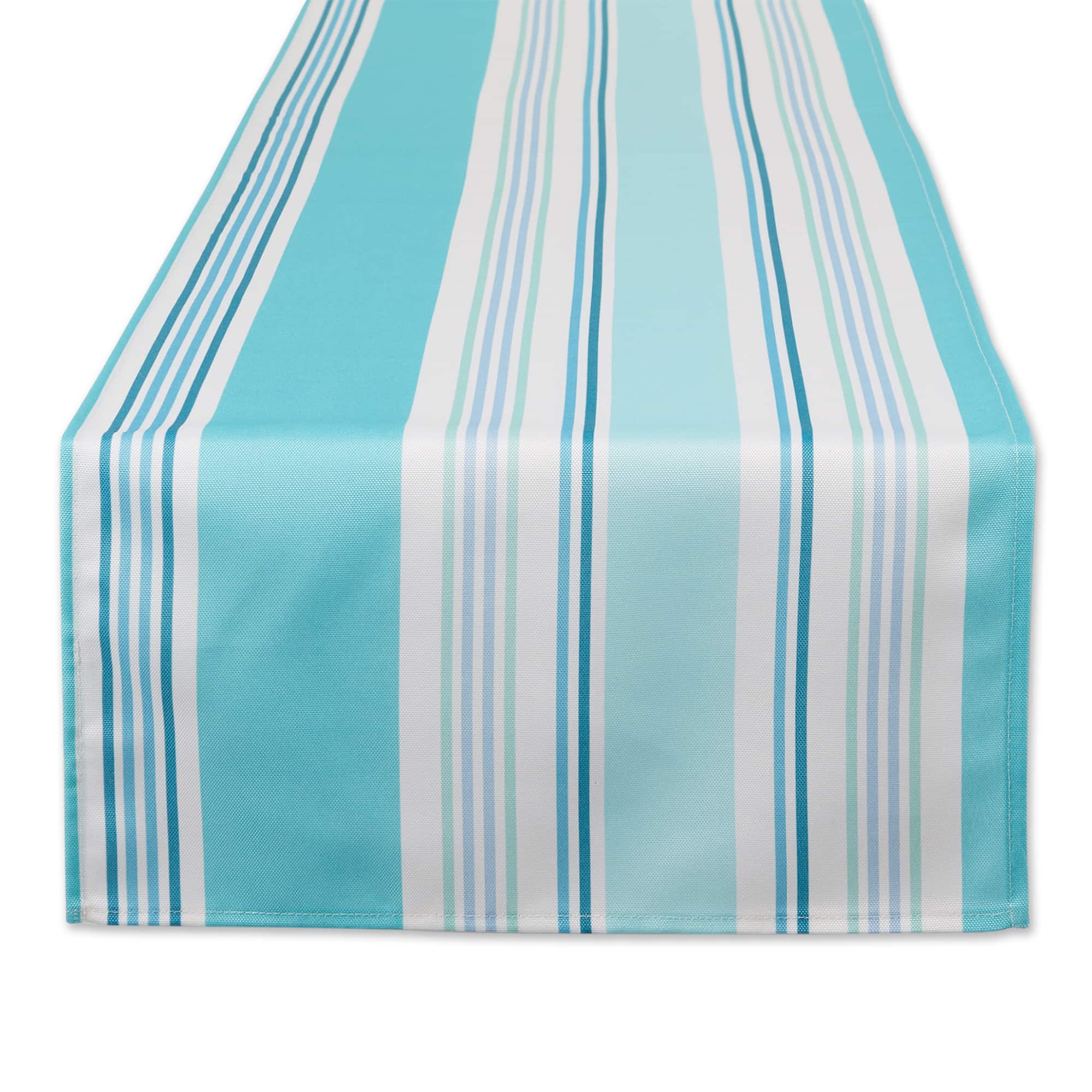 DII® Beach House Stripe Print Outdoor Table Runner