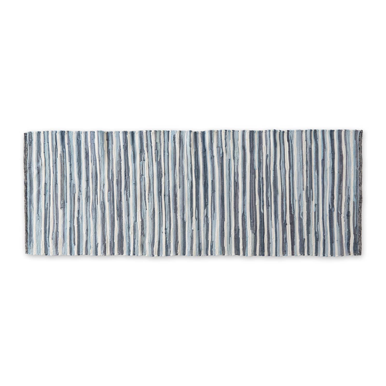 DII&#xAE; Slim Stripe Cotton Chindi Rug, 2ft. x 6ft.