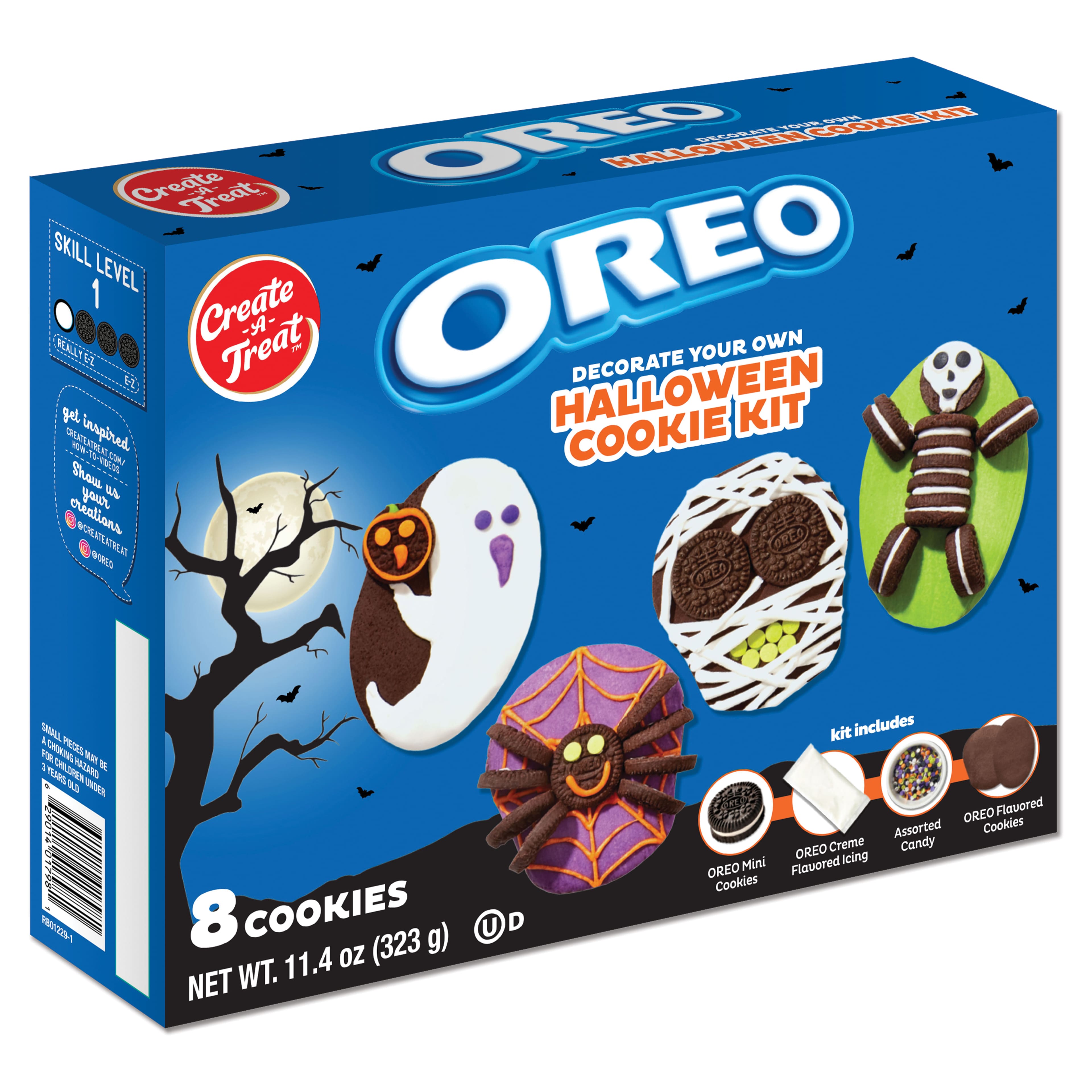 Create-A-Treat&#x2122; Oreo Halloween Chocolate Cookie Decorating Kit