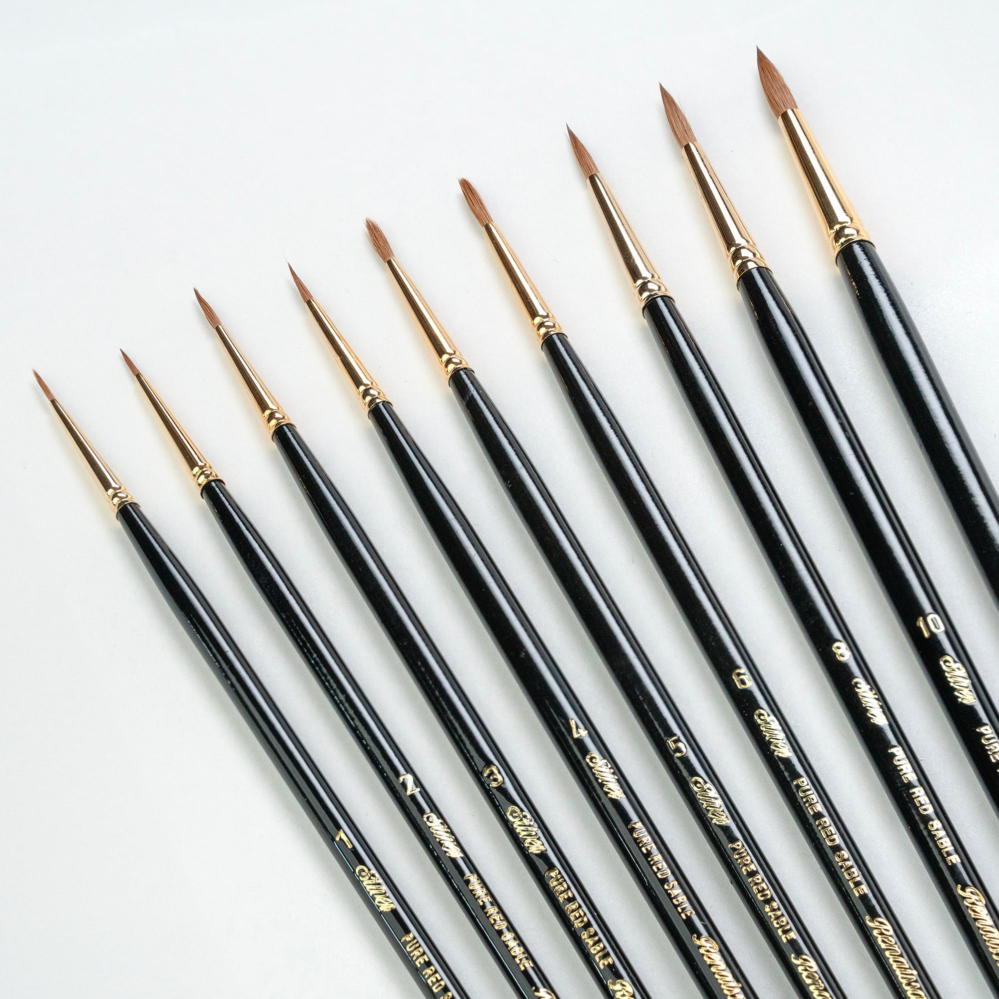 Silver Brush Limited Renaissance® 9 Piece Brush Set