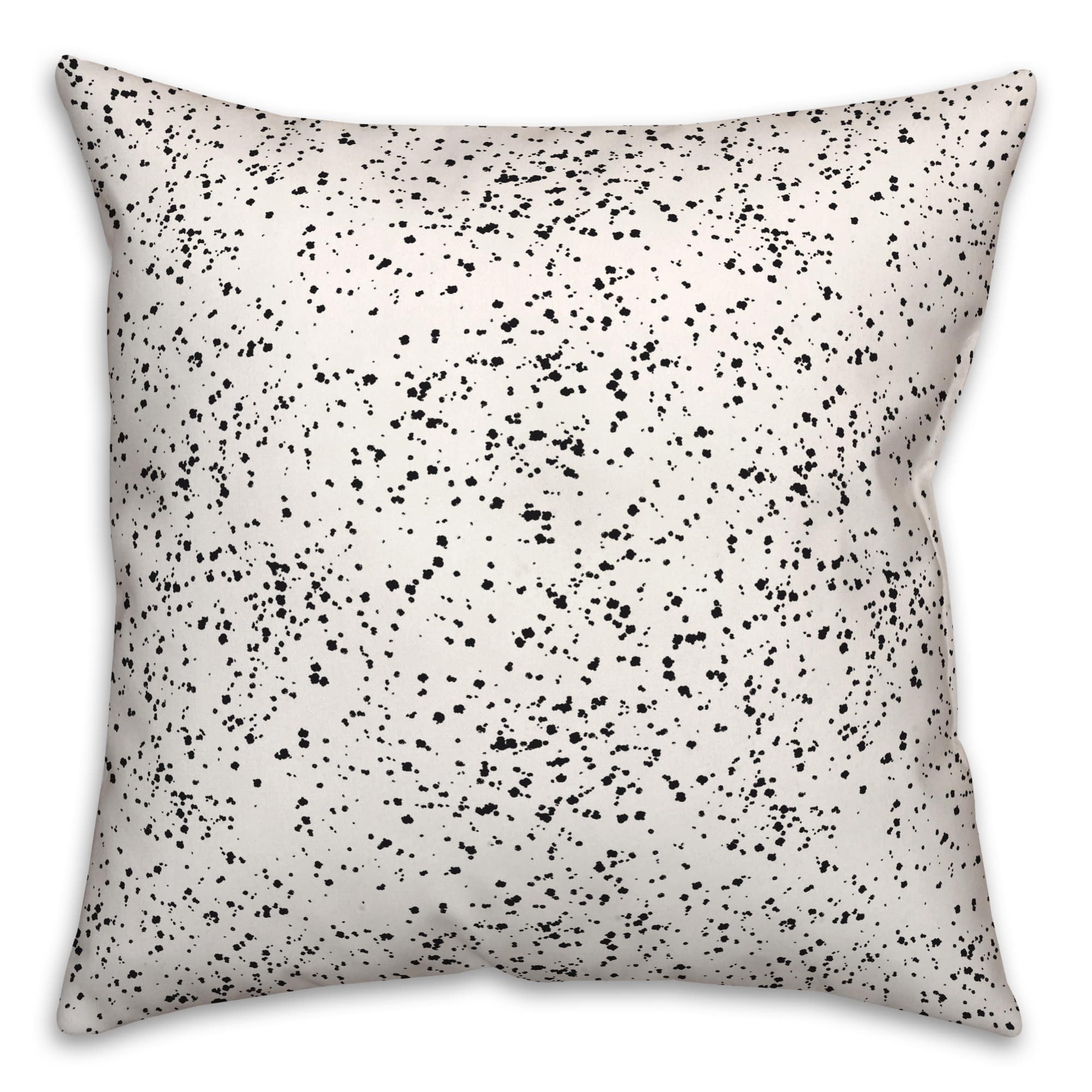 Monochromatic Speck Pattern 18" x 18" Throw Pillow