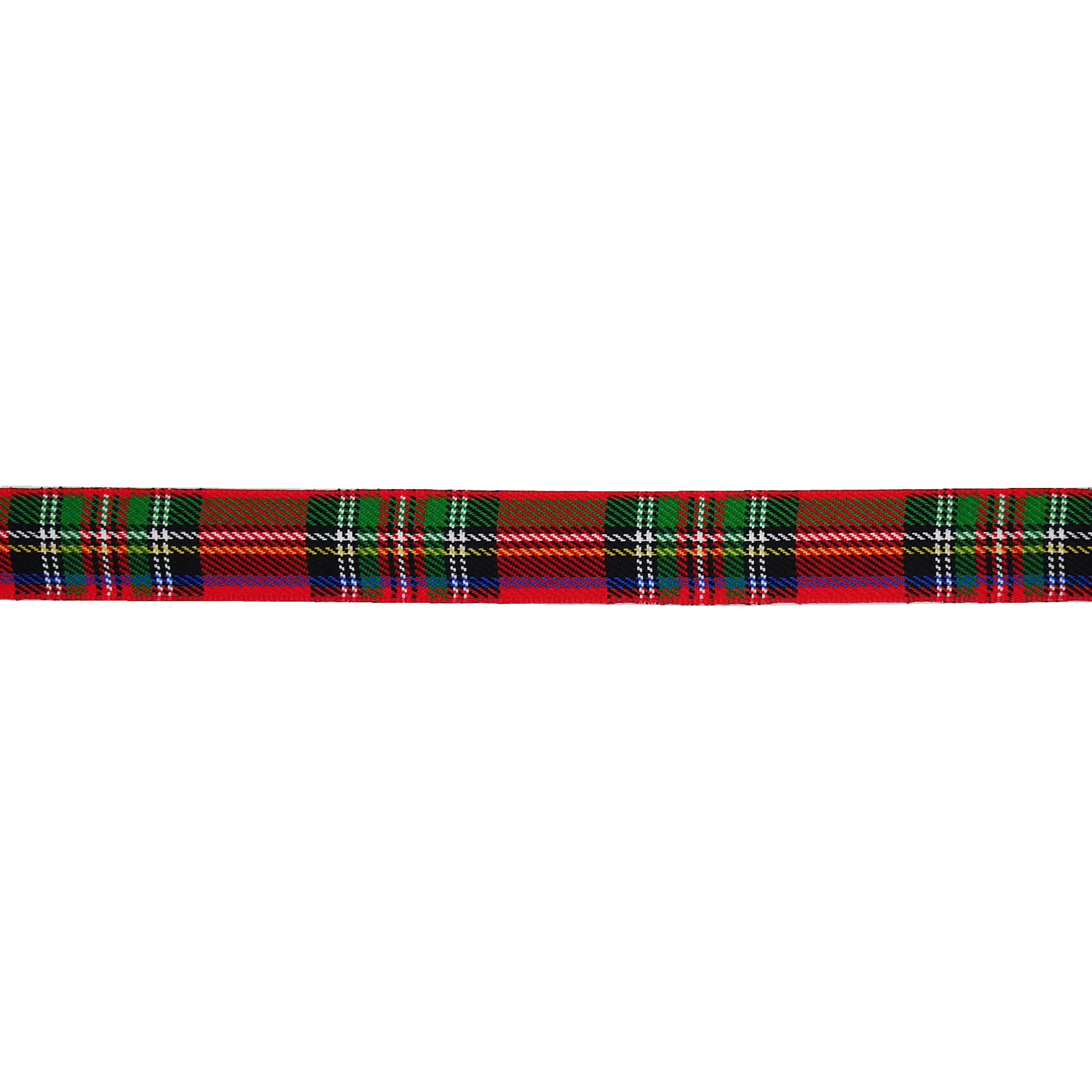 7/8&#x22; x 30ft. Red Tartan Ribbon by Celebrate It&#xAE;
