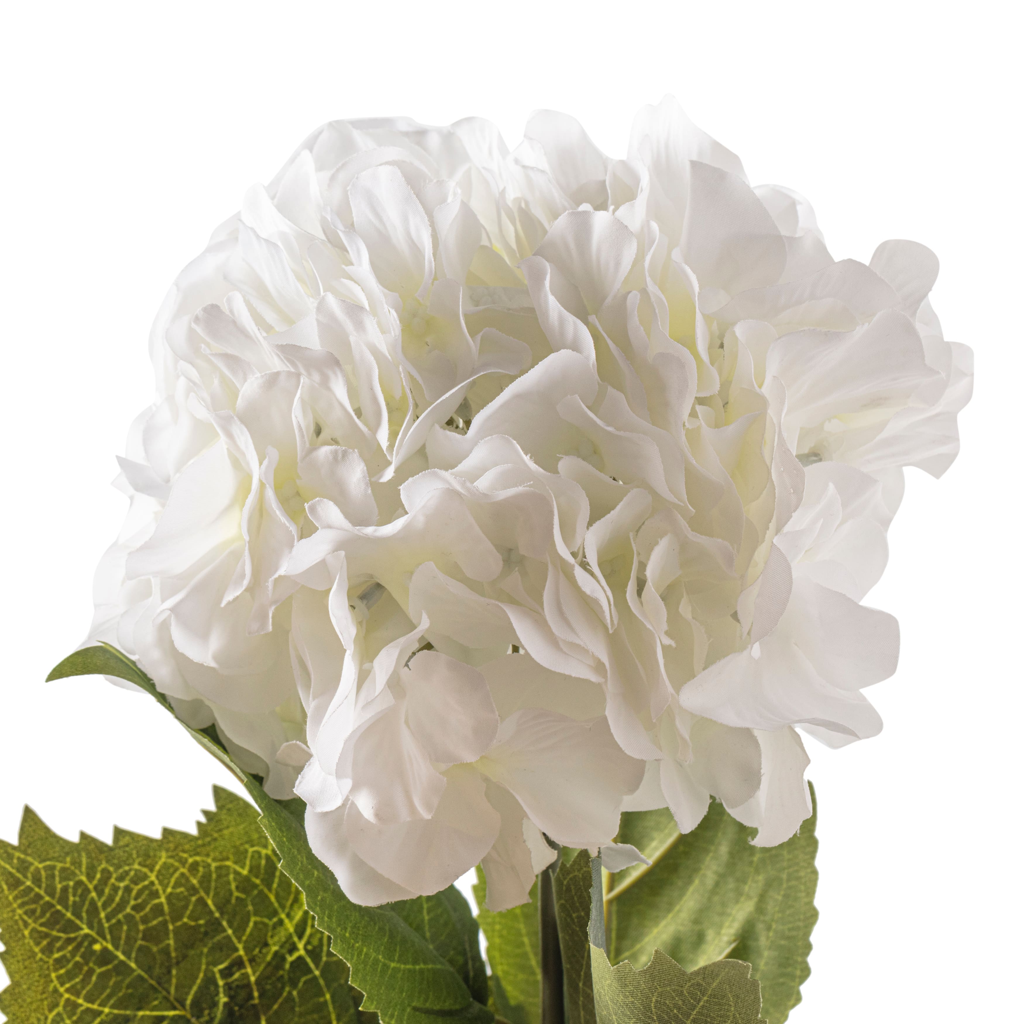 12 Pack: Classic Traditions™ White Hydrangea Stem by Ashland®