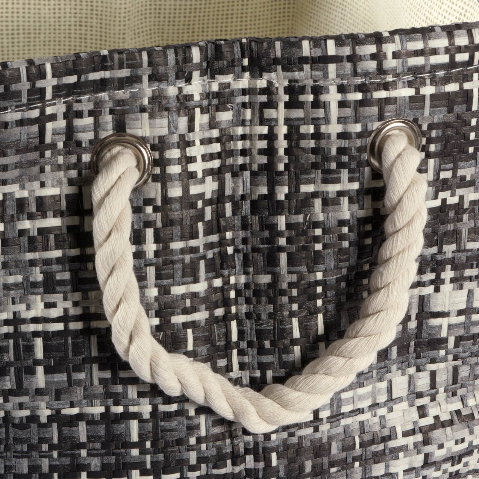 DII® Large Tweed Rectangle Woven Paper Storage Bin