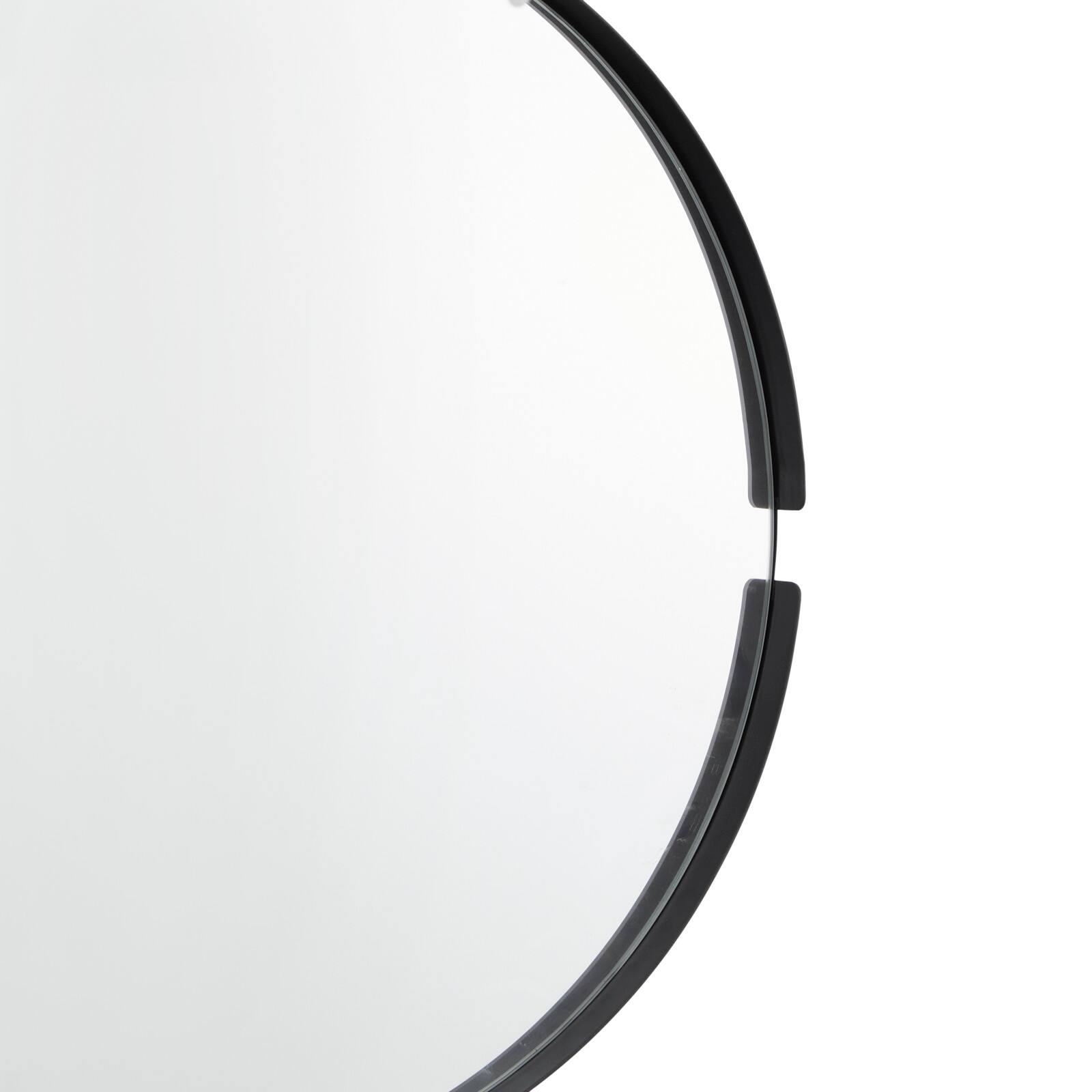 CosmoLiving by Cosmopolitan Black Metal Contemporary Wall Mirror, 26" x 26" x 2"