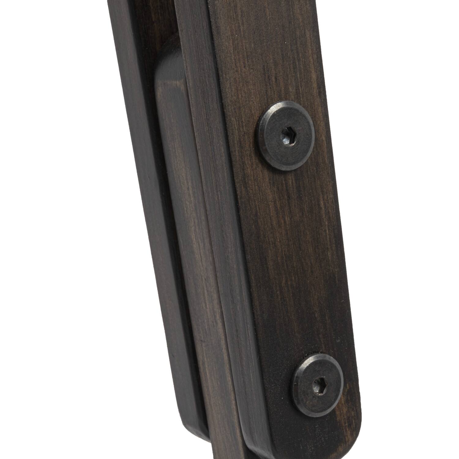 Hello Honey® 5ft. Mid-Century Modern Wood Floor Lamp with Burlap Drum Shade