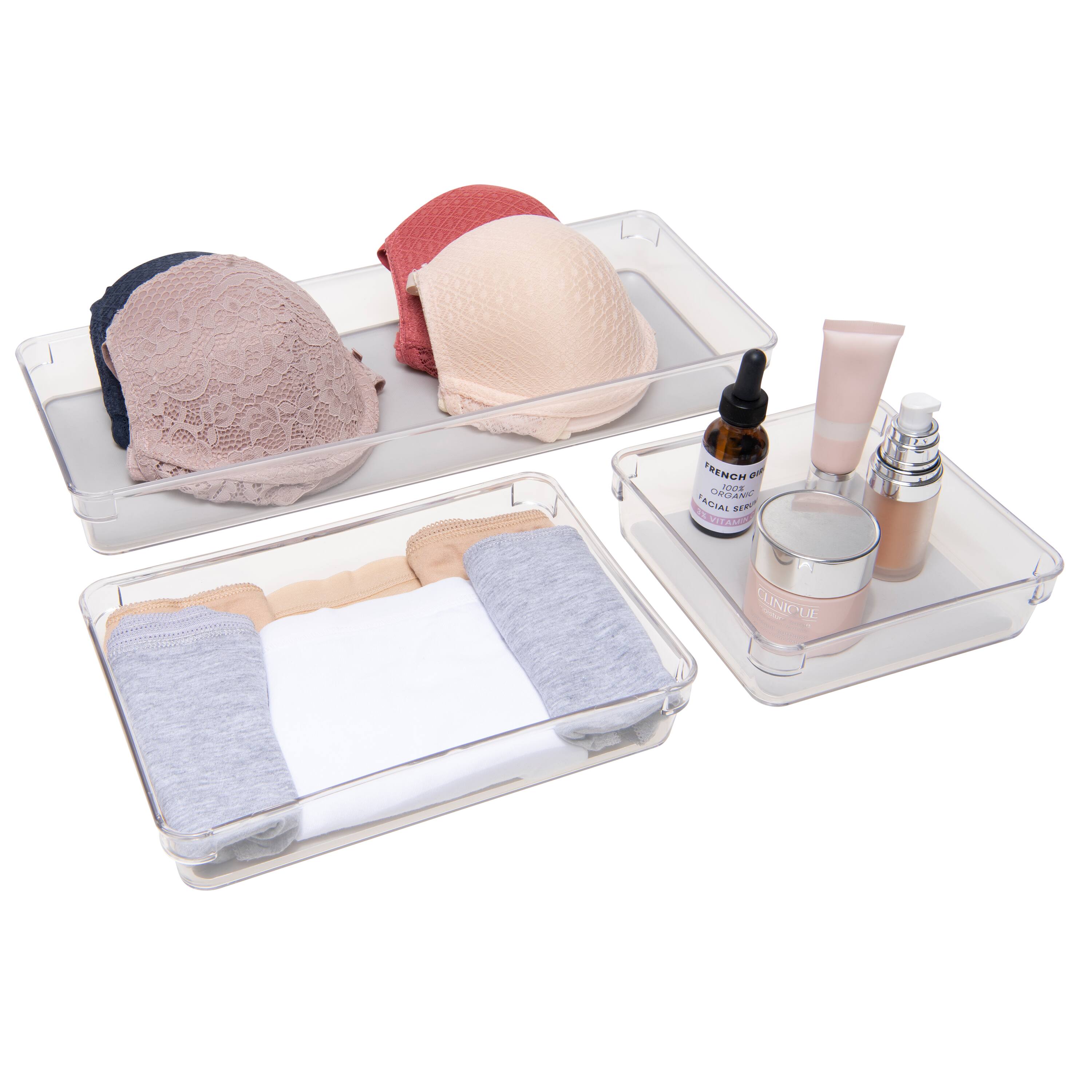 Simplify Multipurpose Drawer Organizers, 3ct.