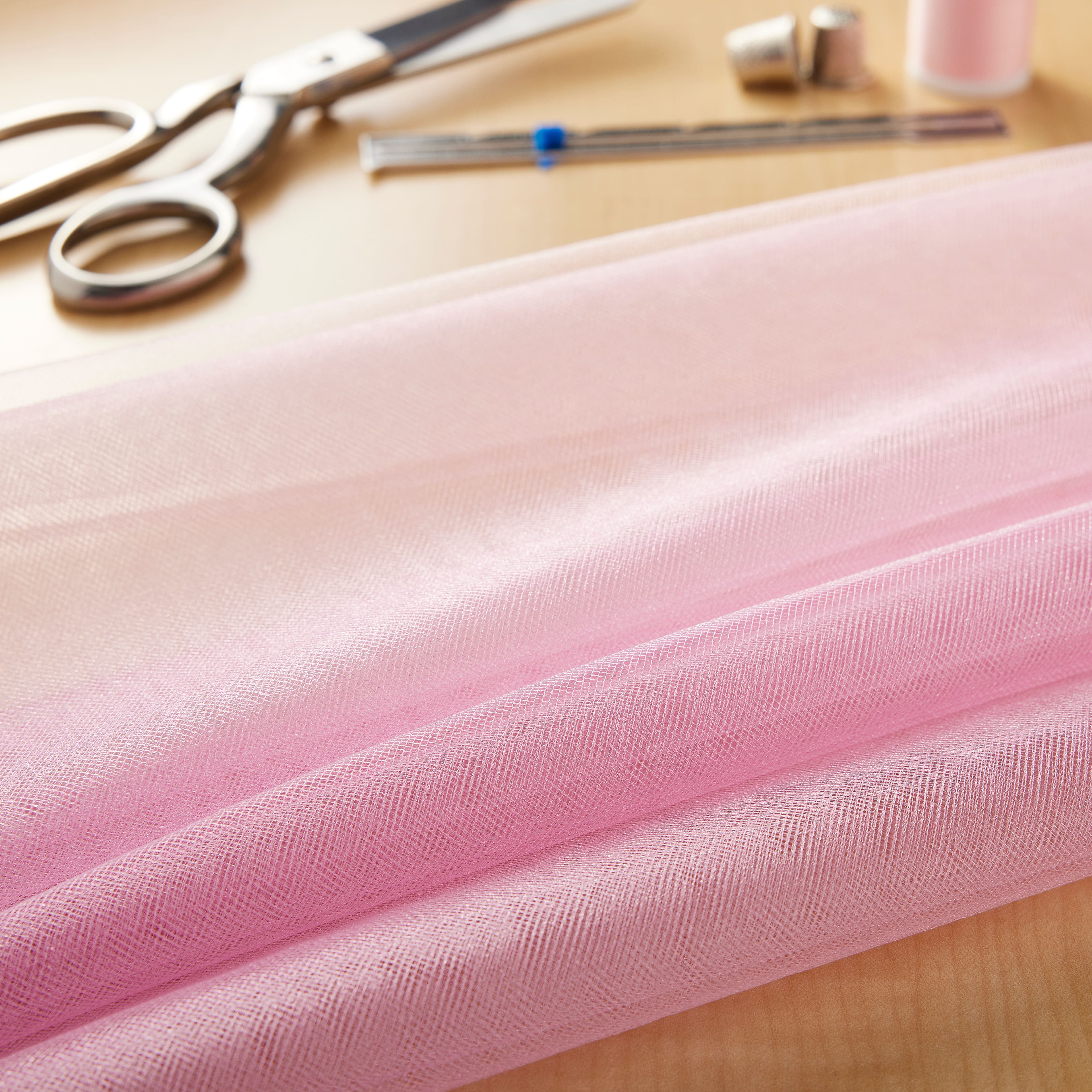 Sachet Pink Shiny Tulle