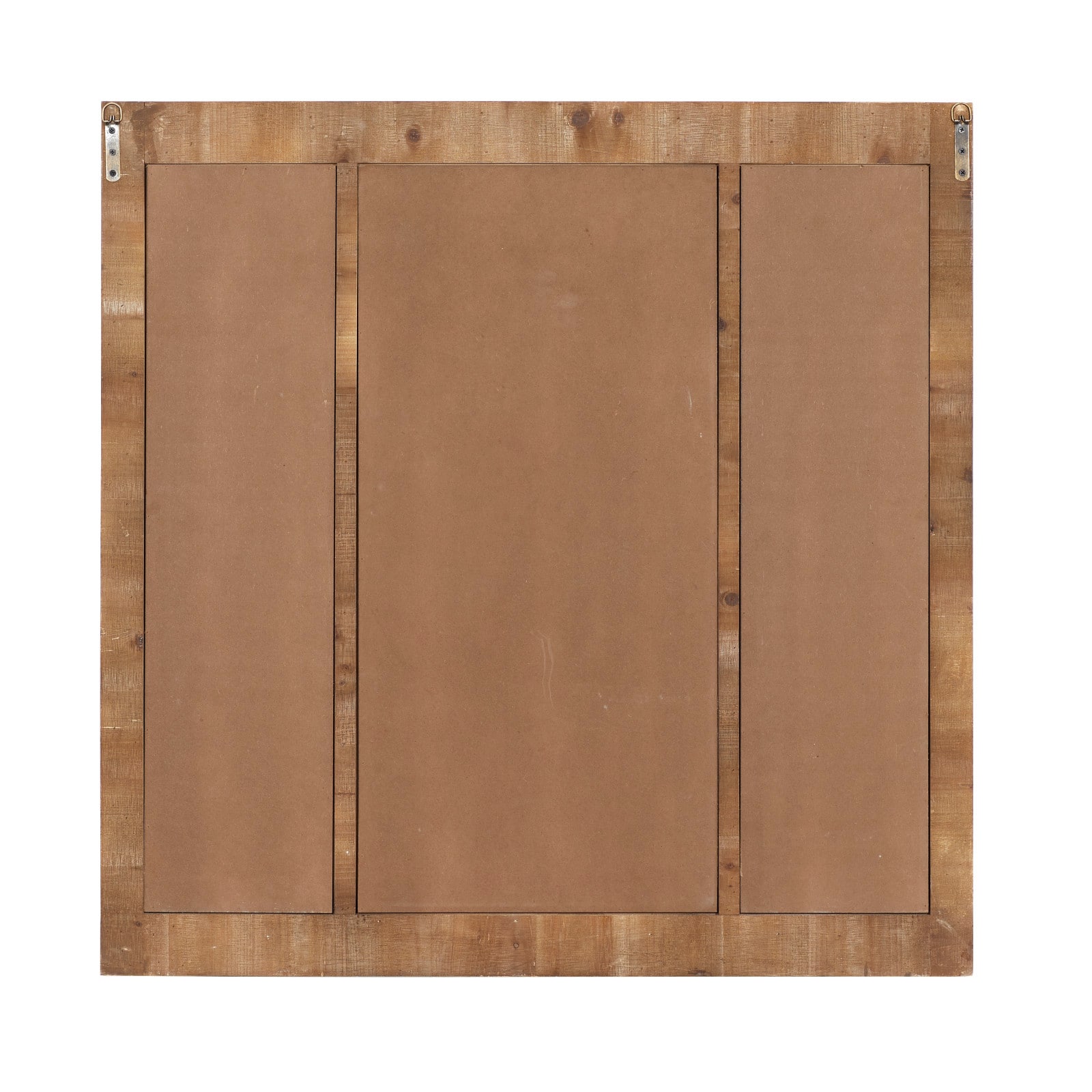 Brown Farmhouse Abstract Wood Wall Decor, 40&#x22; x 39&#x22;