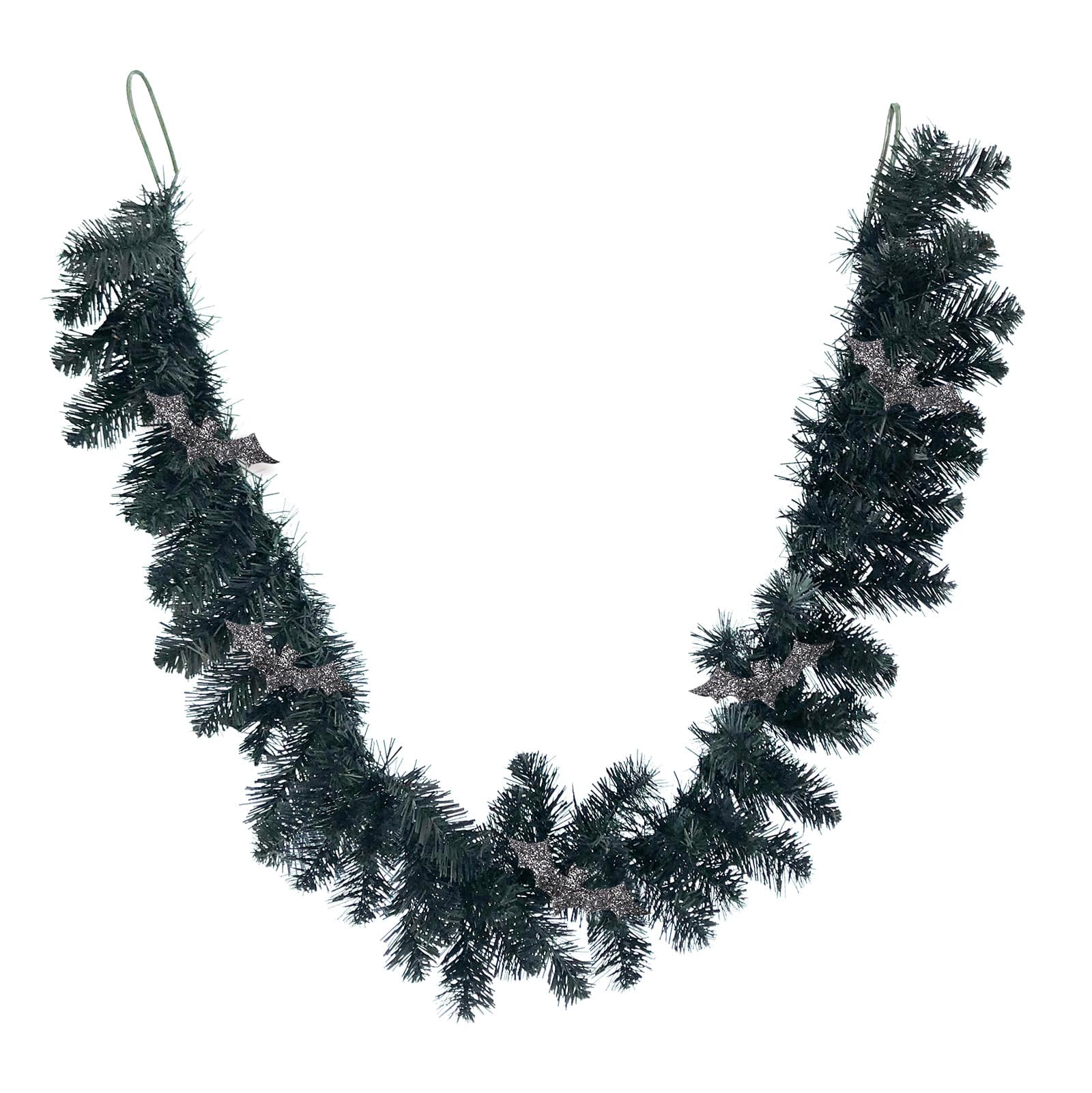 6ft. Black Pine &#x26; Bat Garland by Ashland&#xAE;