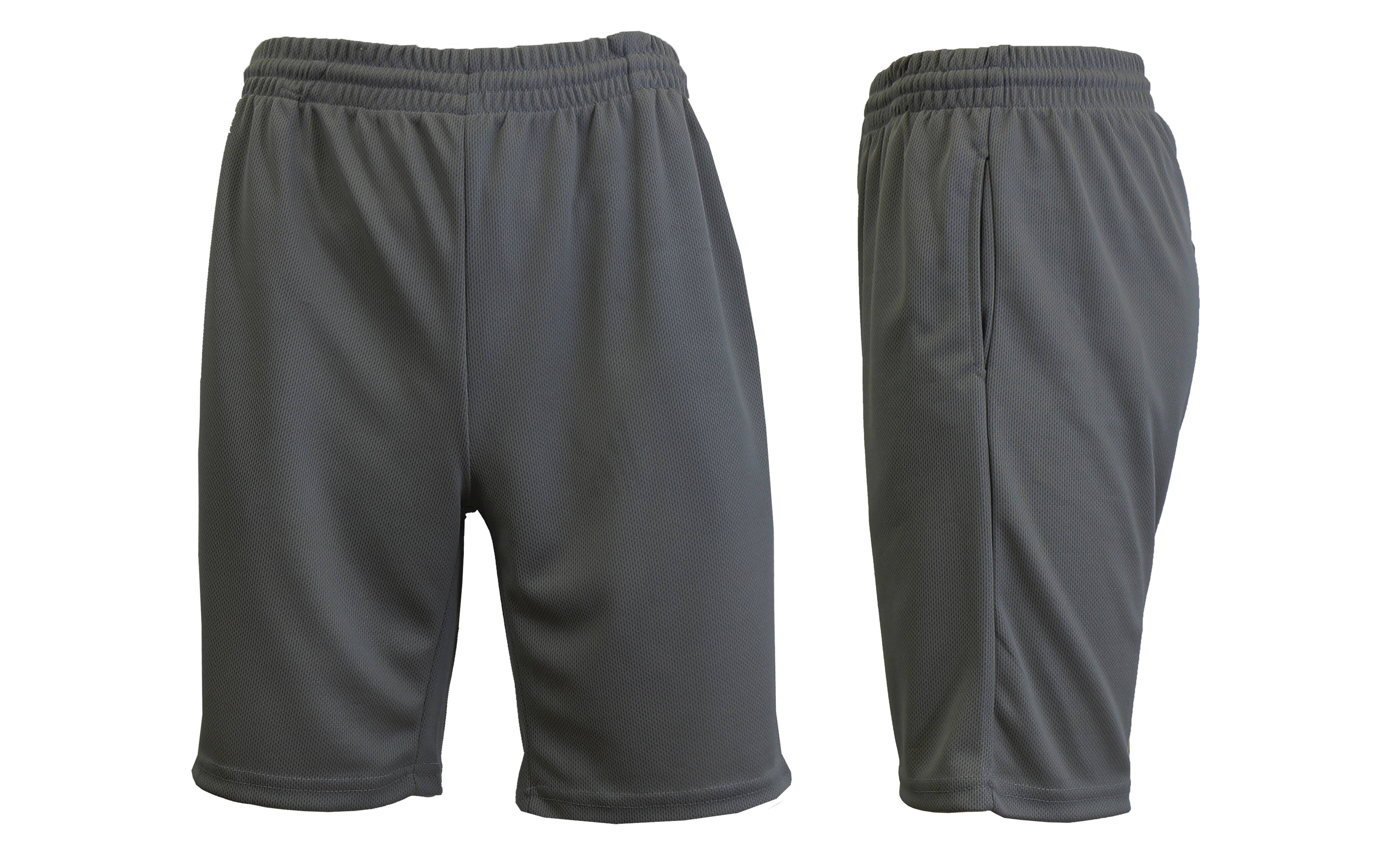 Galaxy by Harvic Men's Moisture Wicking Performance Basic Mesh Shorts