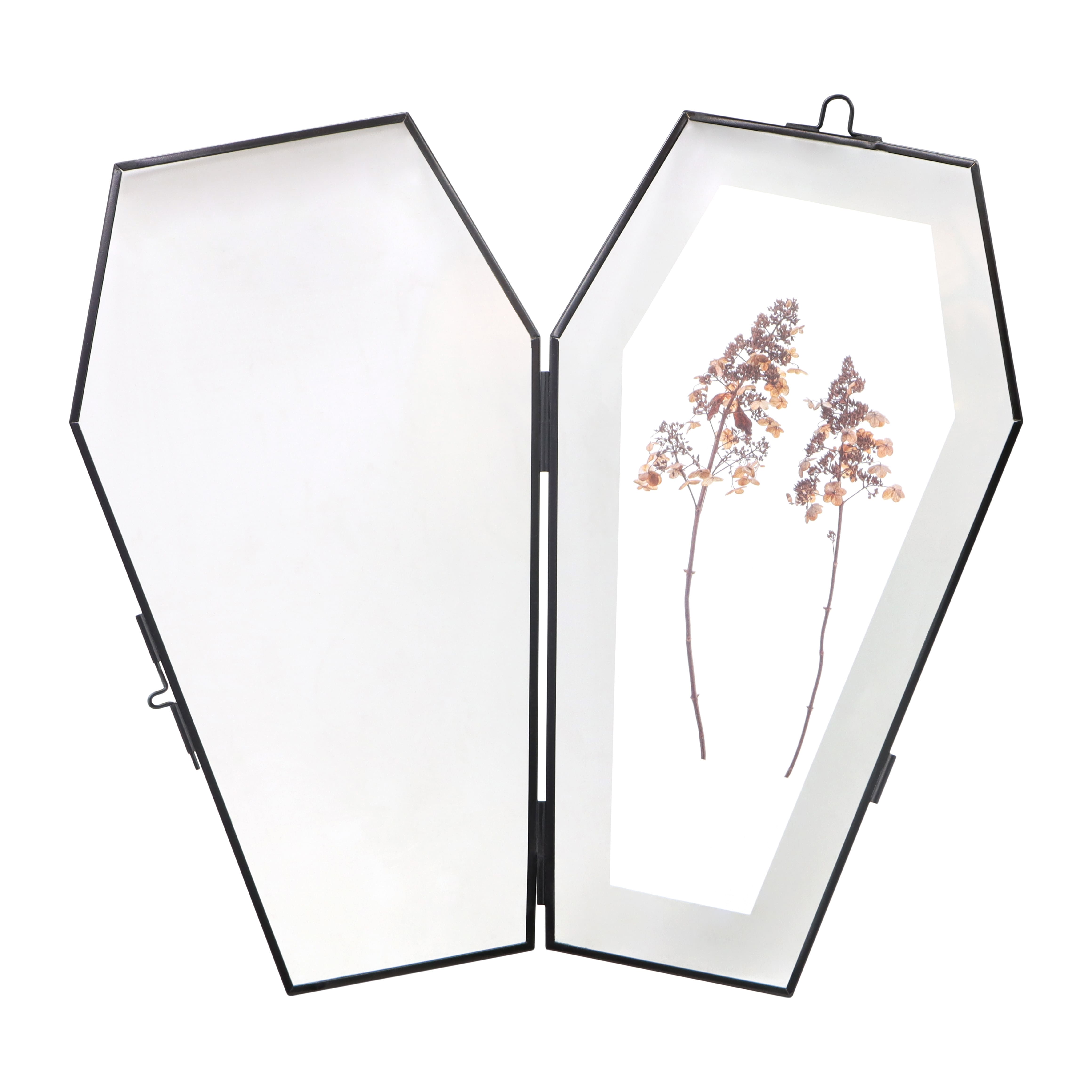 5.25&#x22; x 9.5&#x22; Black Coffin Glass Frame by Ashland&#xAE;