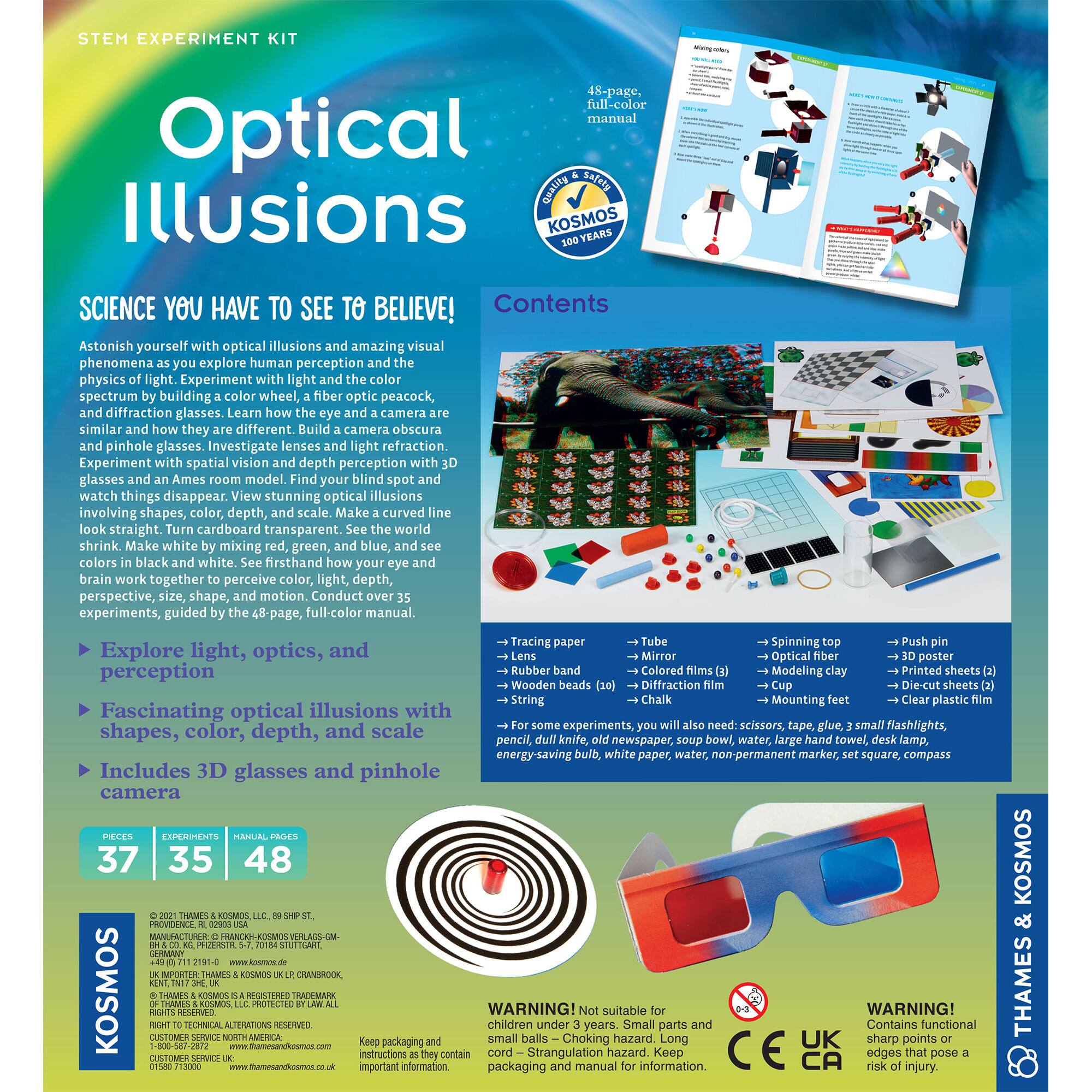 Thames & Kosmos Optical Illusions Kit Michaels