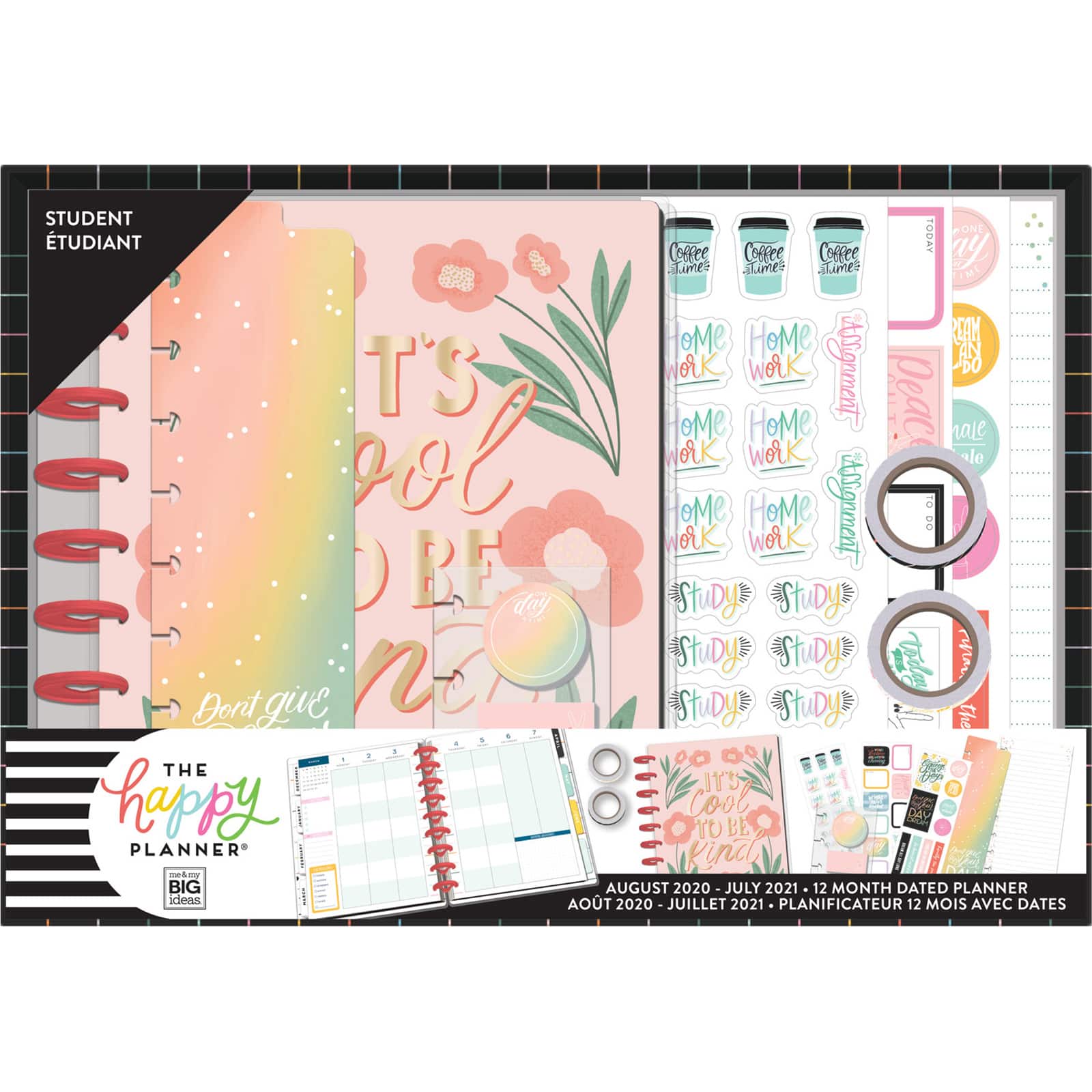 The Classic Happy Planner® Be Kind Student Box Kit Michaels