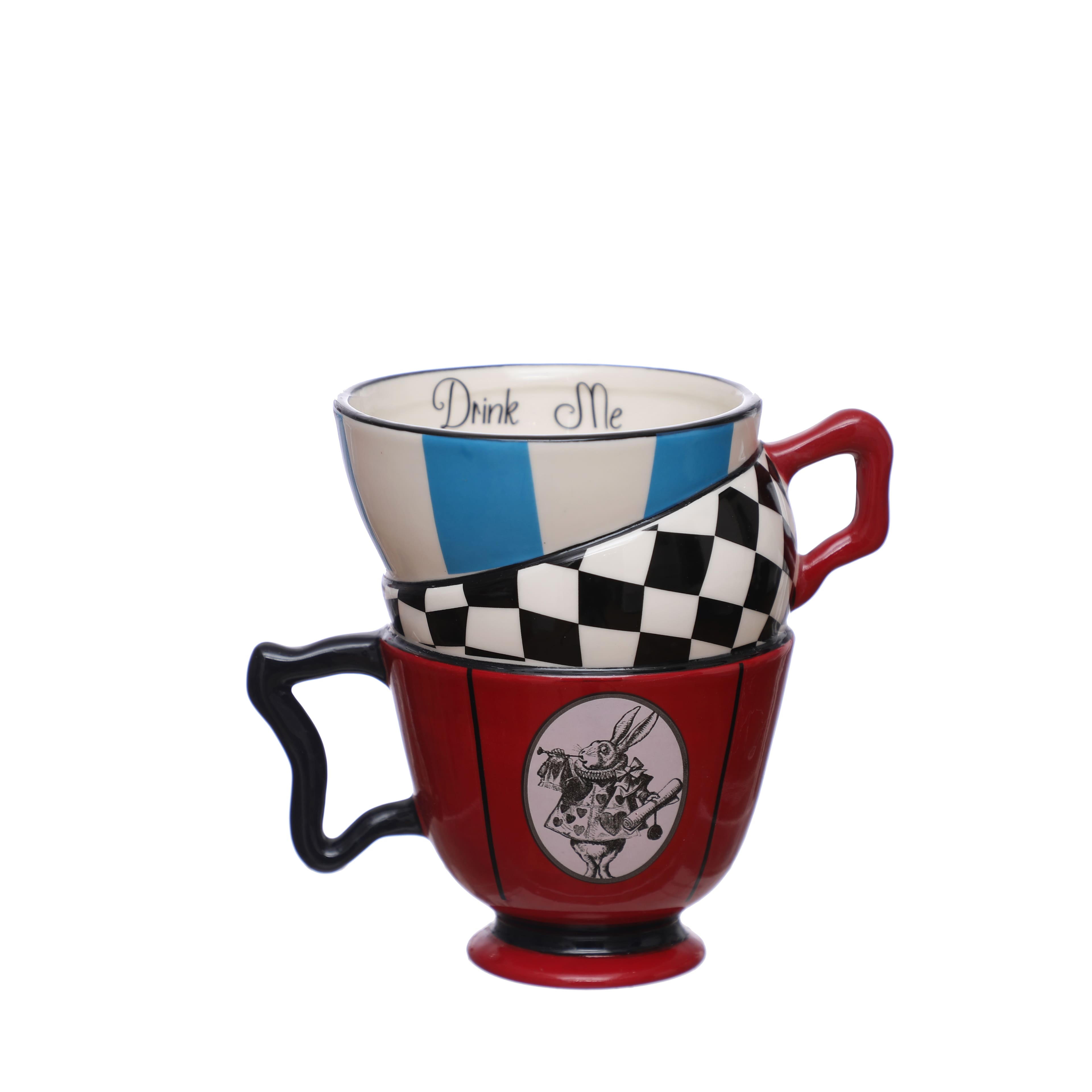 20.9oz. White Rabbit Teacup Trio Ceramic Mug by Ashland®