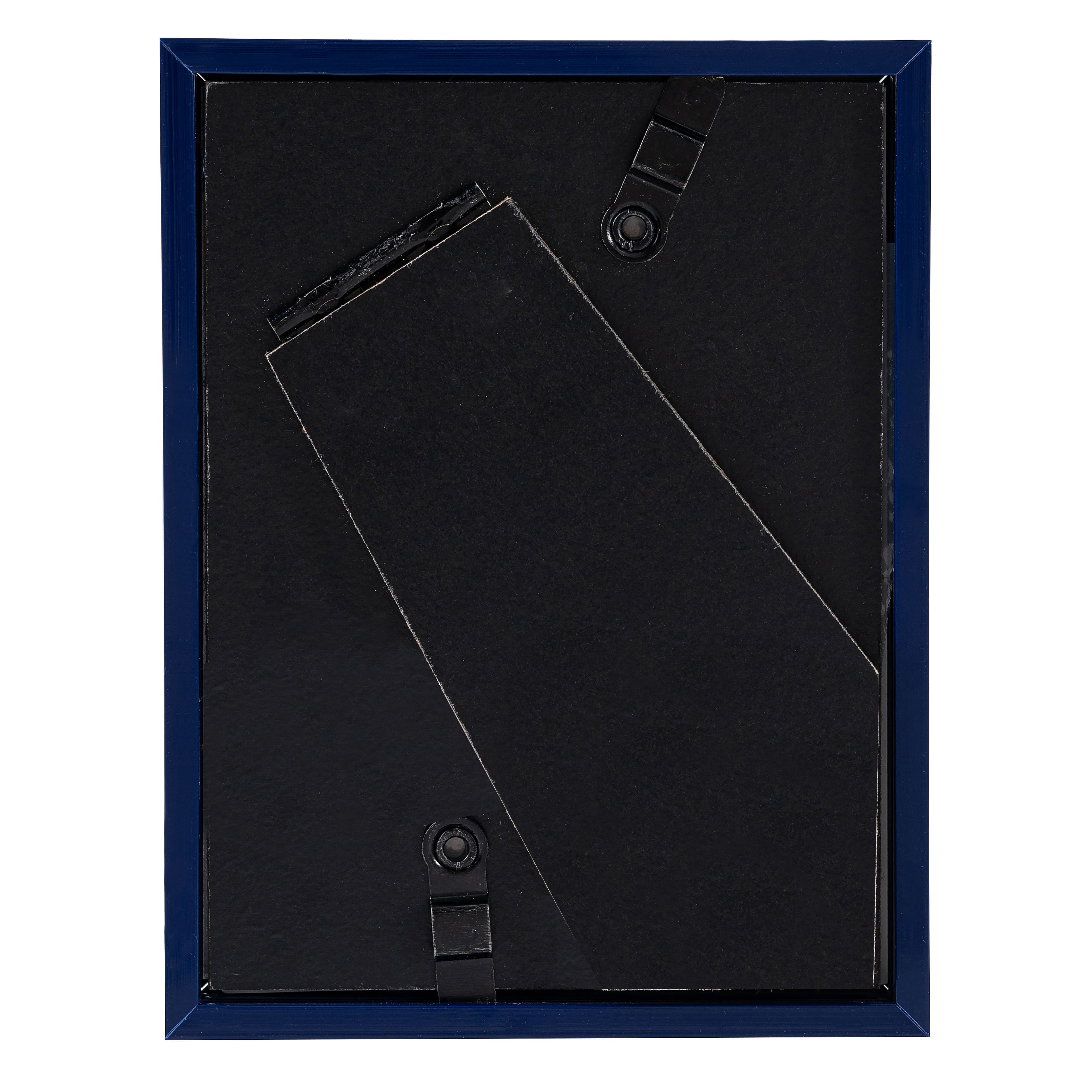 24 Pack: Mini Dark Blue Frame with Mat by Studio Décor®