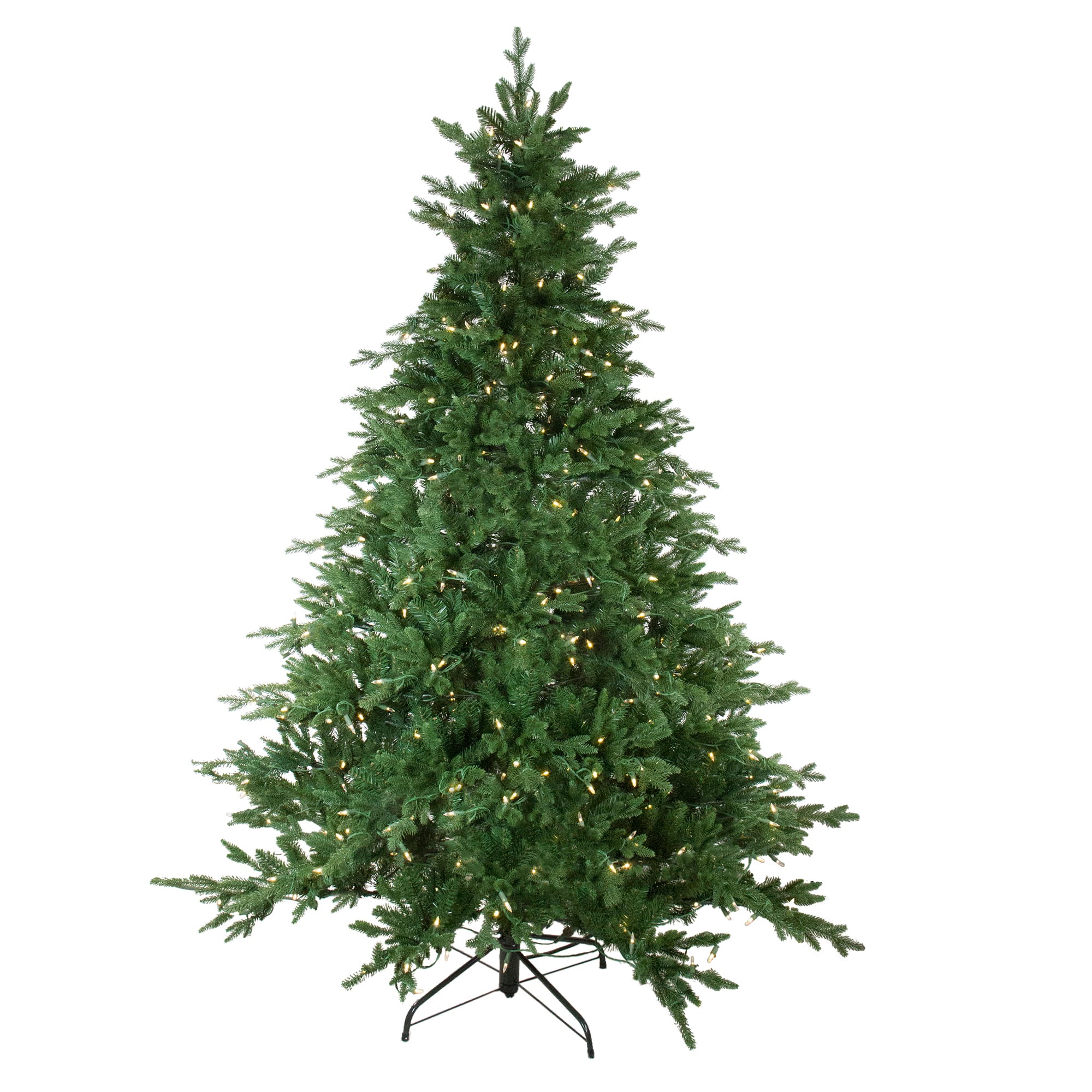 7.5ft. Pre-Lit Real Touch&#x2122;&#xFE0F; Minnesota Balsam Fir Artificial Christmas Tree, Warm White LED Lights