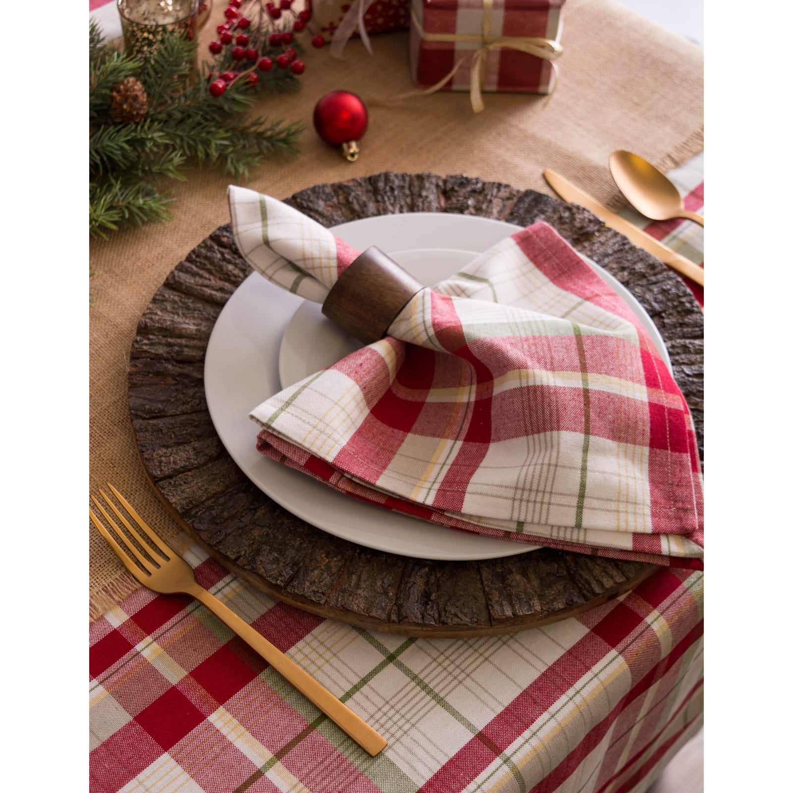 Orchard Plaid Napkin, 6ct.