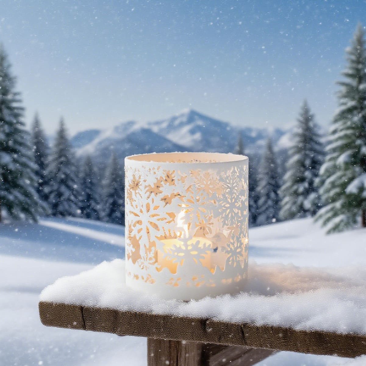 4.25&#x22; White Metal Snowflake Candle Holder by Ashland&#xAE;
