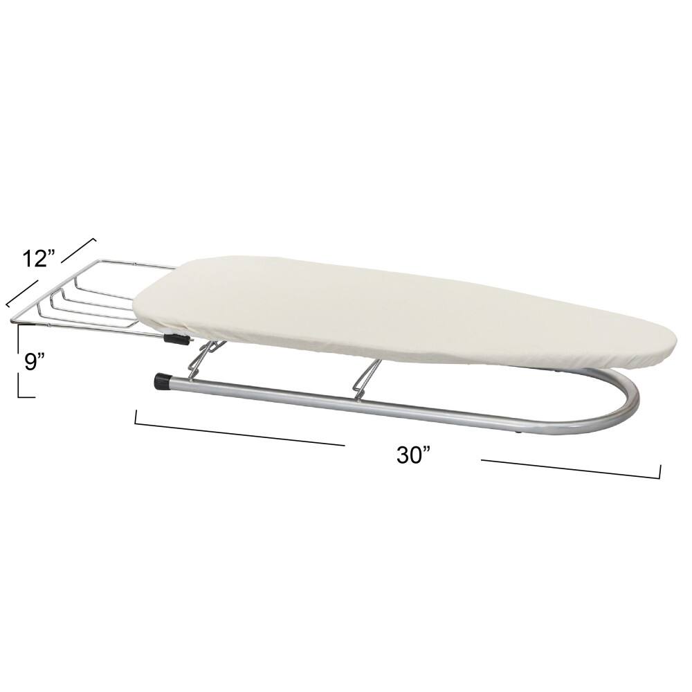 Household Essentials Table Top Ironing Board with Iron Rest