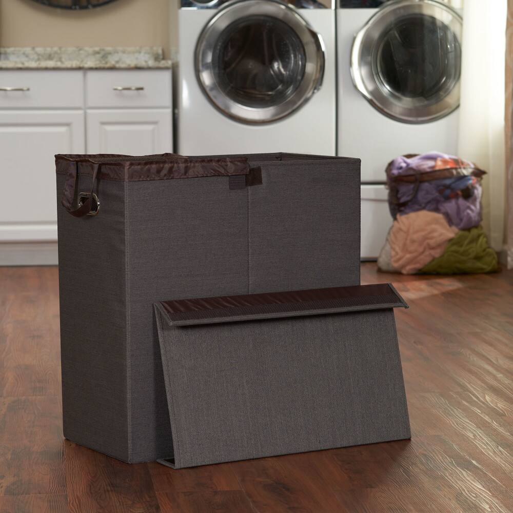 Household Essentials Collapsible Laundry Sorter with Lid