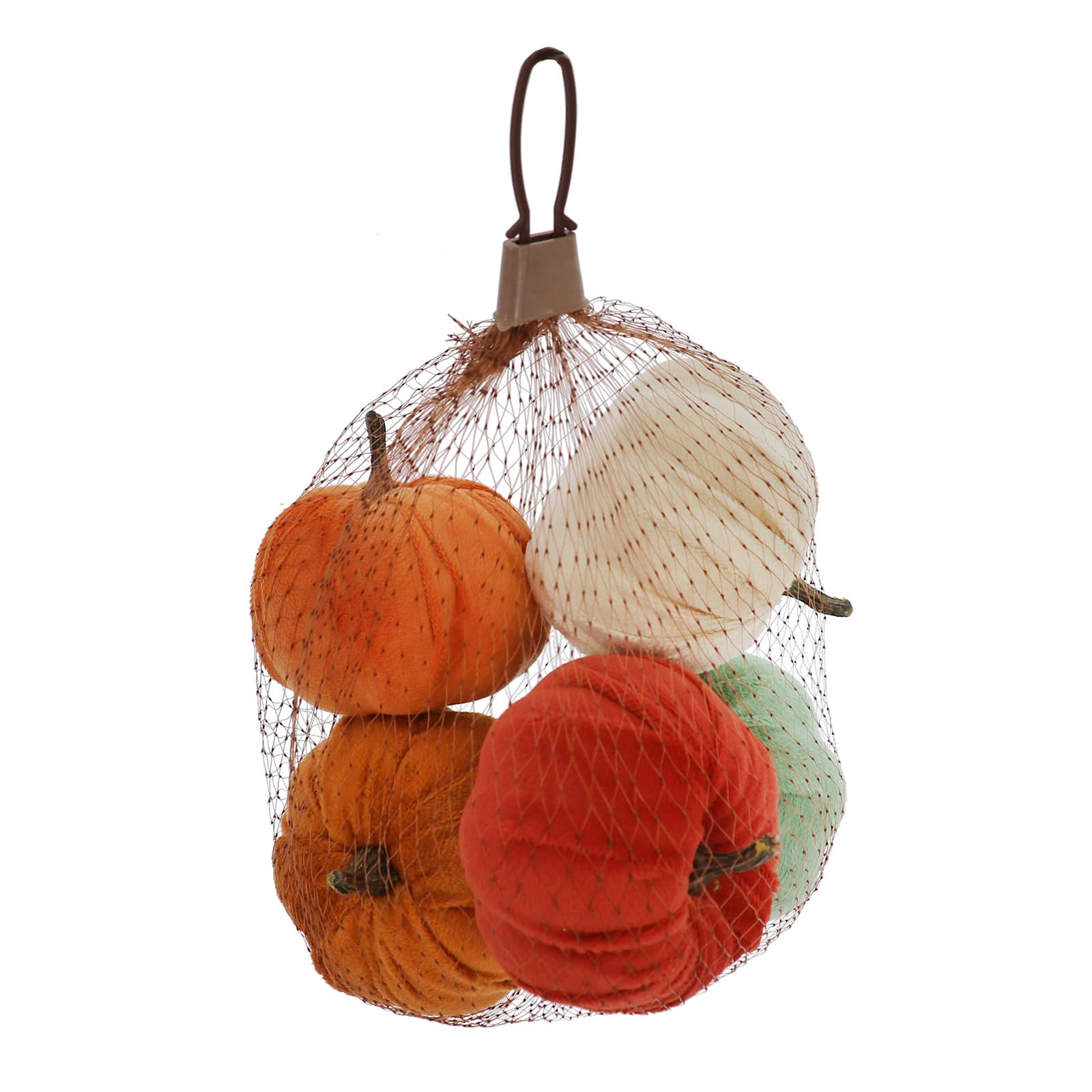 2.5&#x22; Velvet Decorative Pumpkin Set by Ashland&#xAE;
