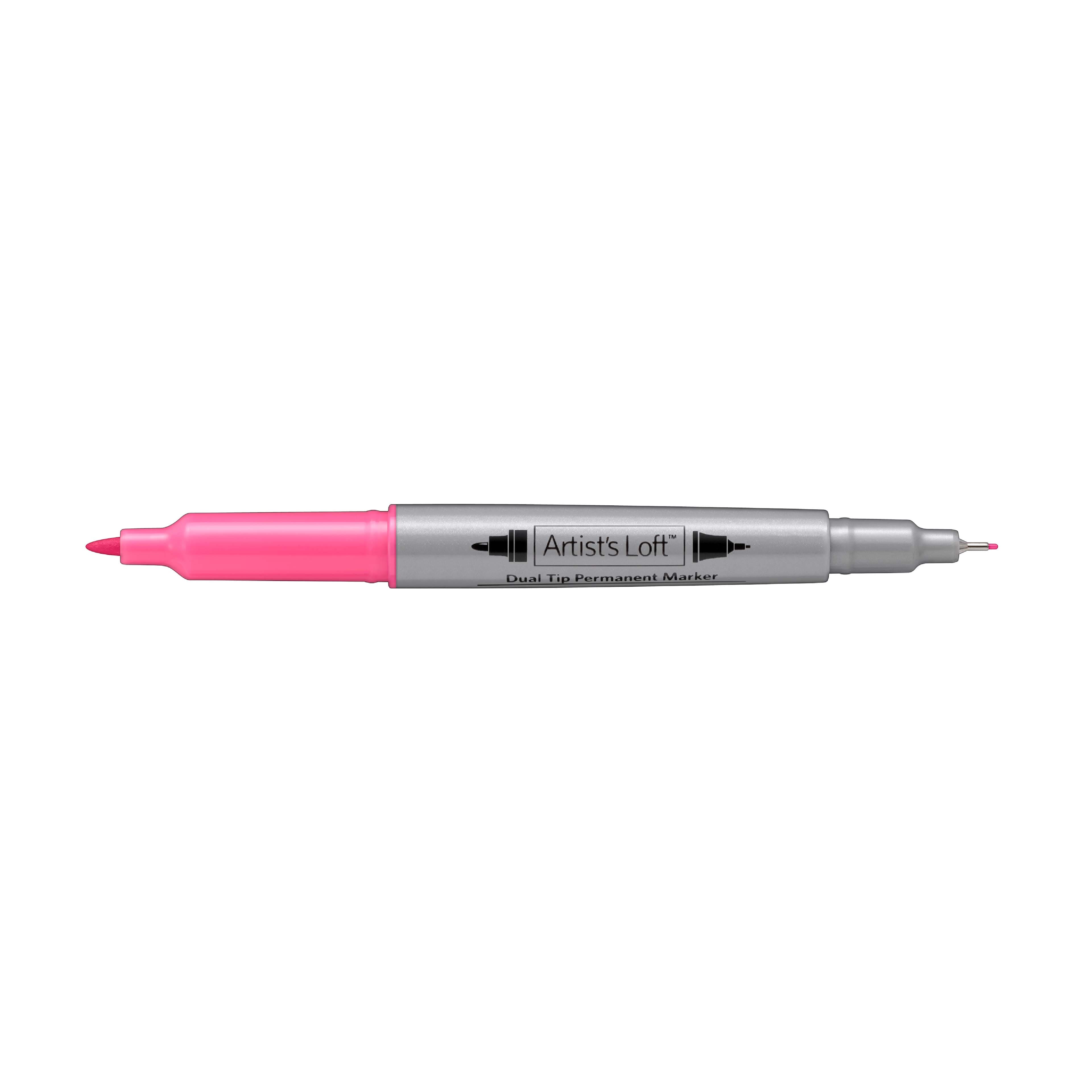 Dual Tip Permanent Marker by Artist's Loft™ -Fine and Ultra Fine Point