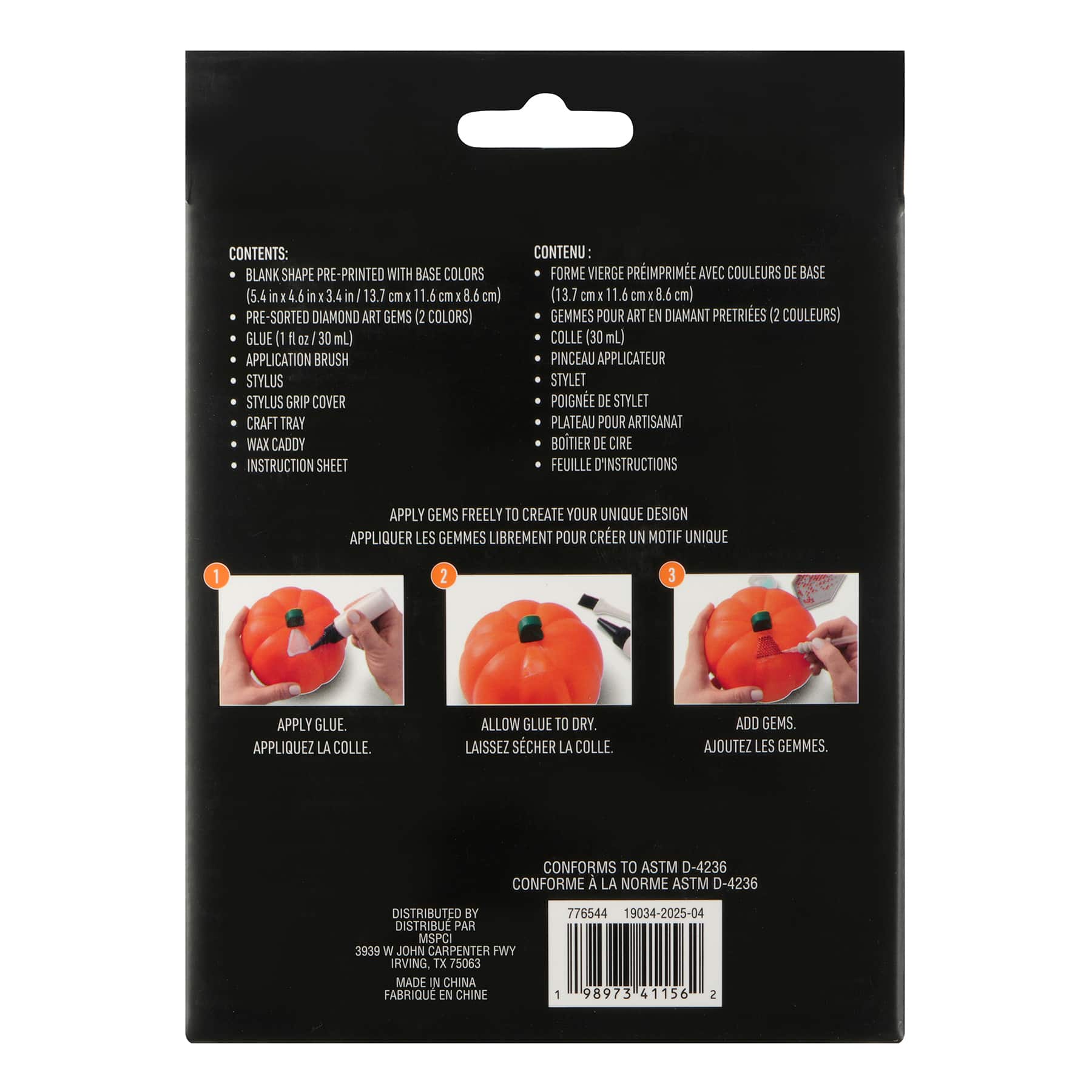 5.5" Skull Light-Up 3D Diamond Art Kit by Make Market®