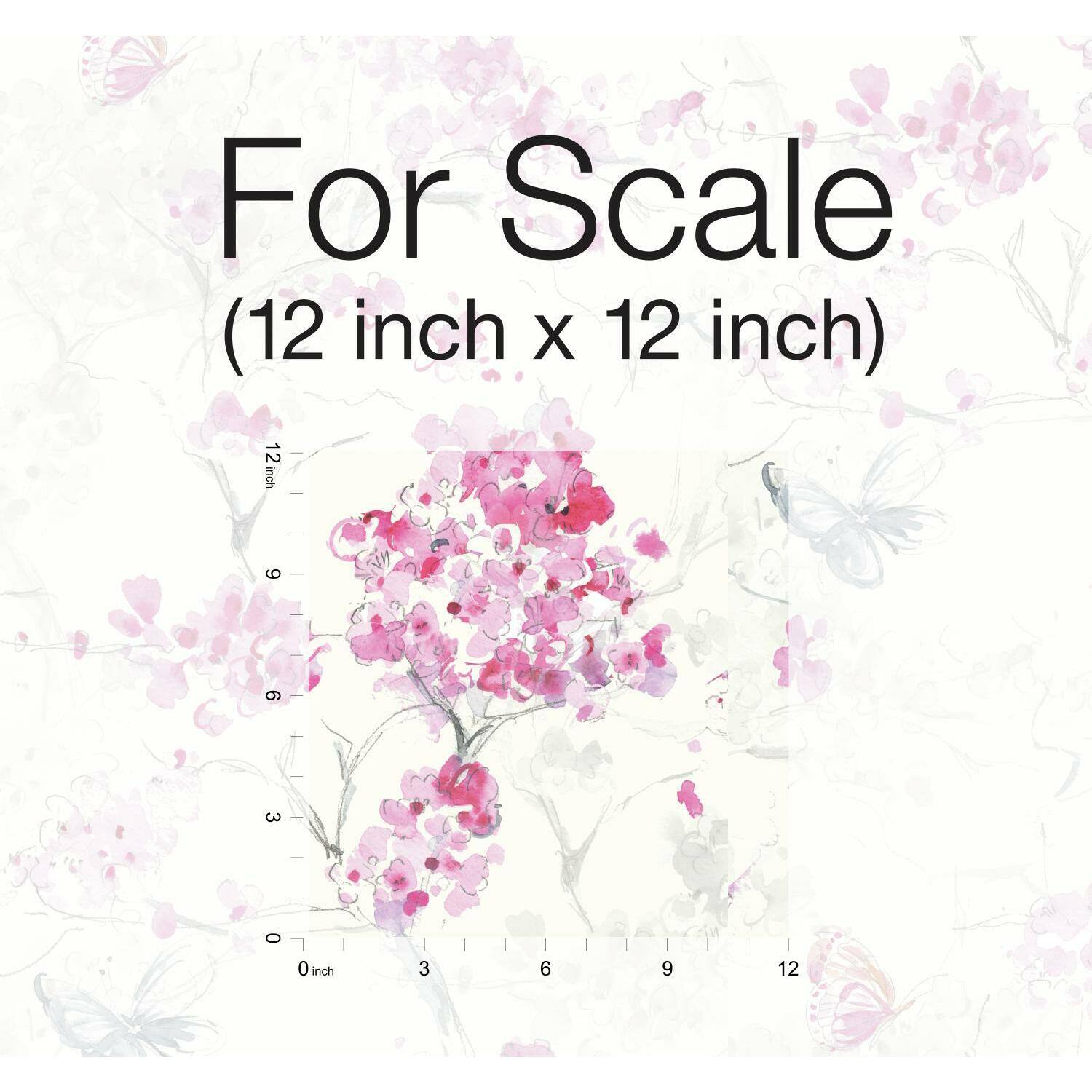 RoomMates Cherry Blossoms Peel &#x26; Stick Wallpaper