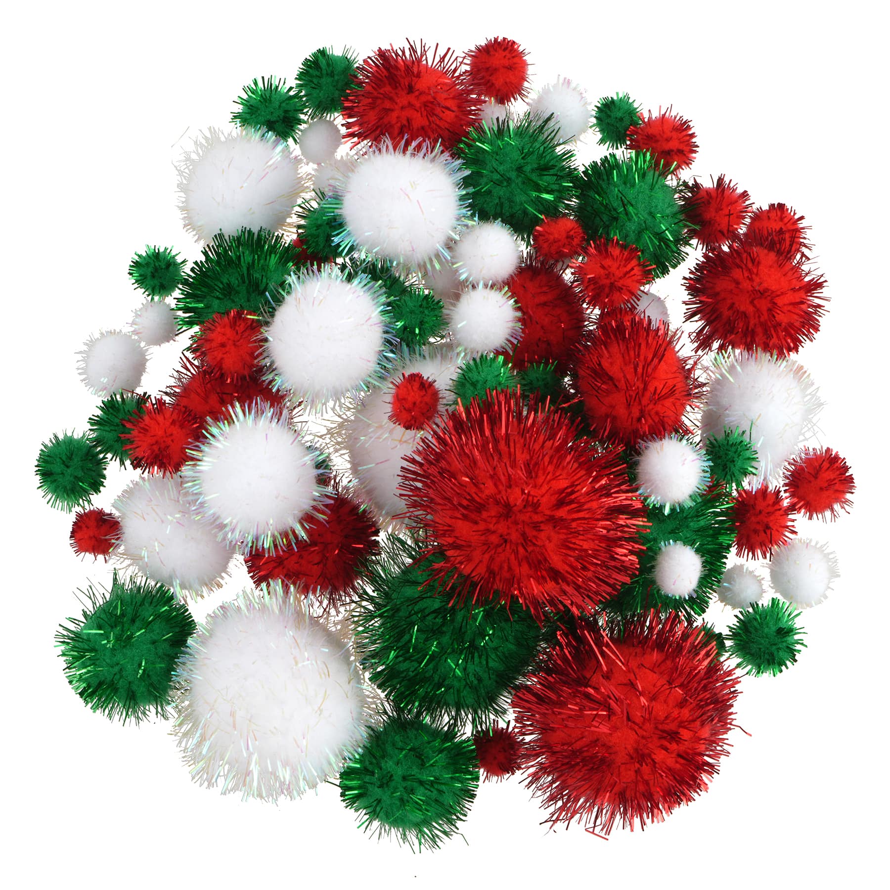 Traditional Christmas Pom Pom Mix by Creatology&#x2122;