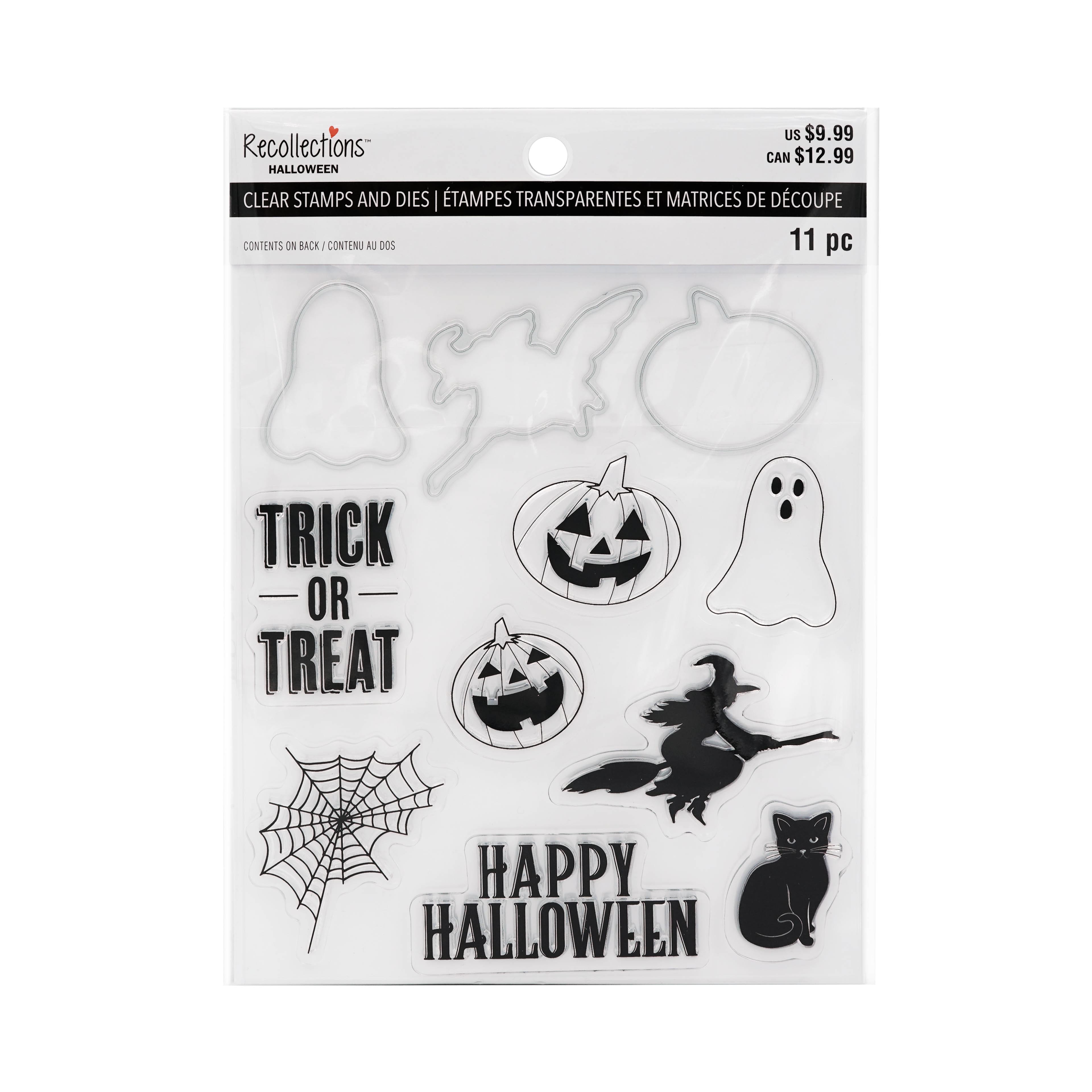 Vintage Halloween Clear Stamp & Die Set by Recollections™