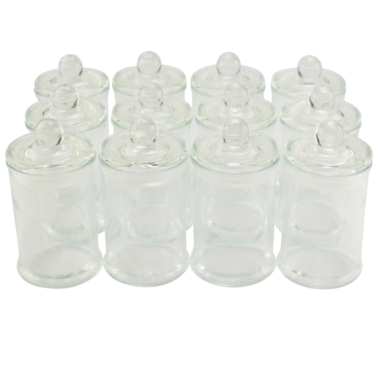 6 Packs: 12 ct. (72 total) Mini Glass Jars with Lids by Celebrate It&#x2122;