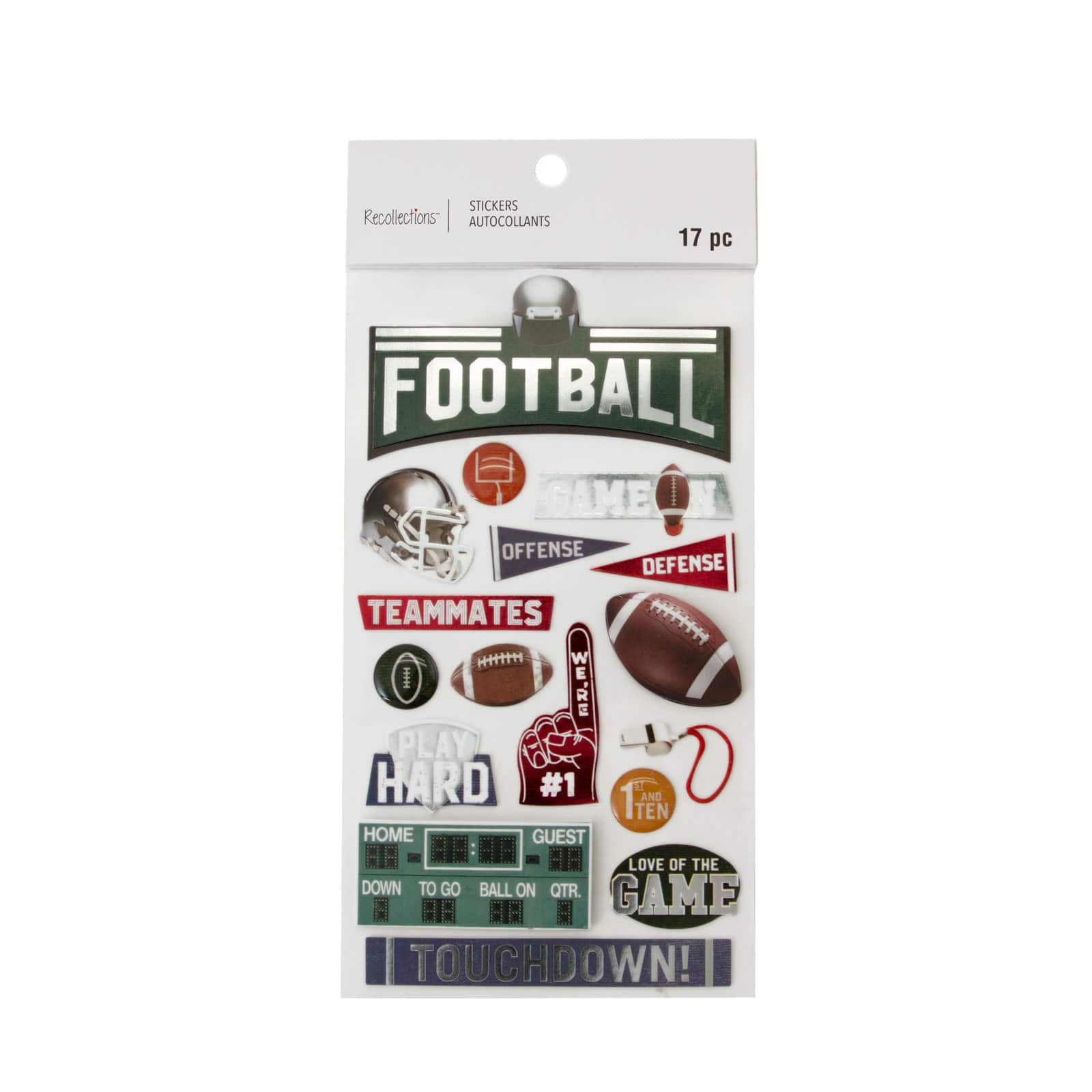 Football Sticker for Sale by Zboydston17