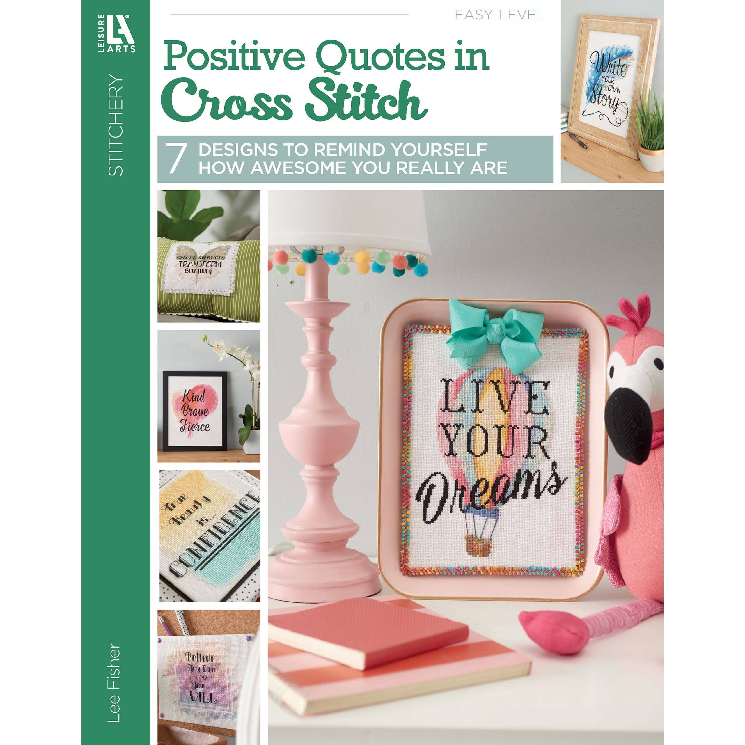 Leisure Arts&#xAE; Positive Quotes in Cross Stitch Book
