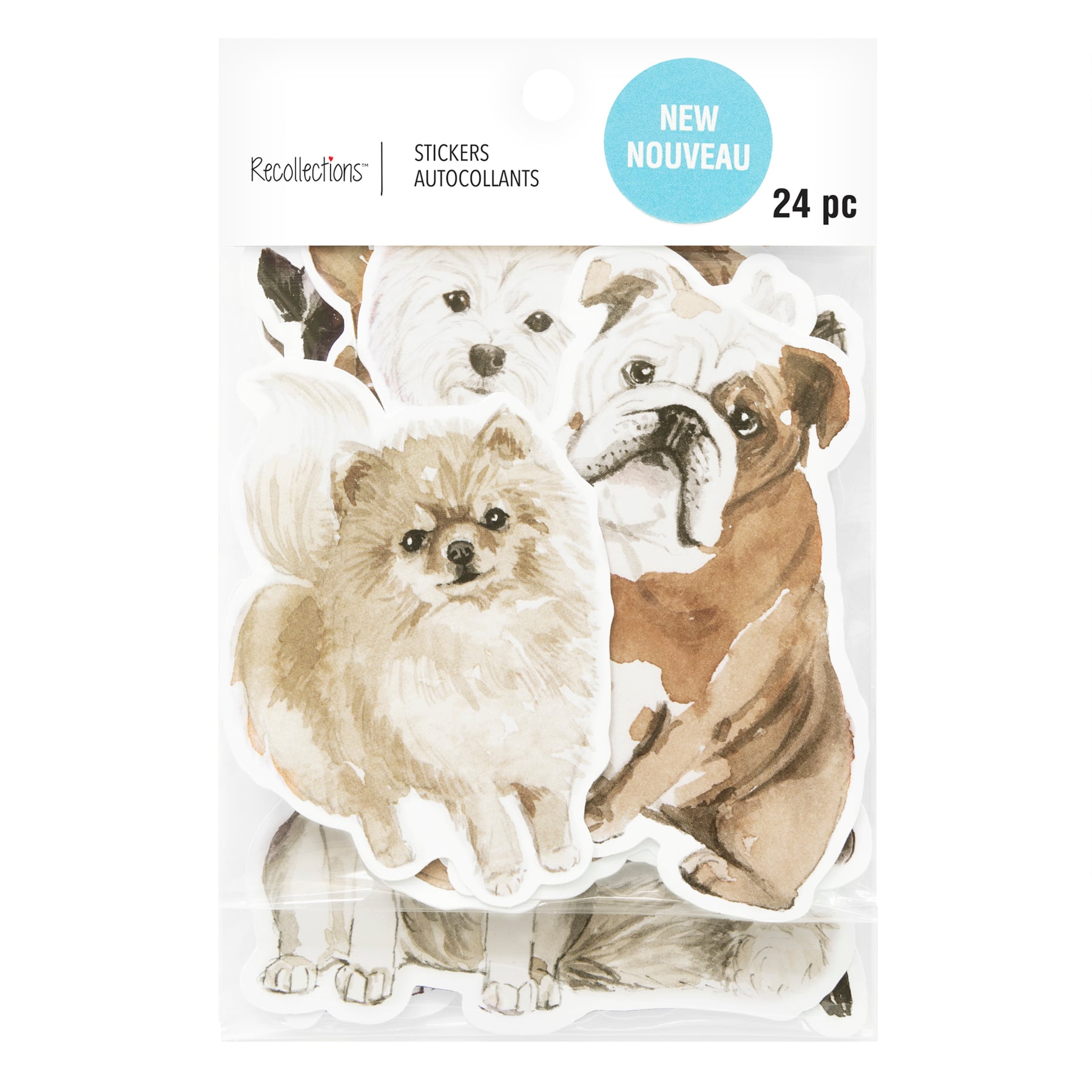 12 Pack: Dogs Die Cut Stickers by Recollections™