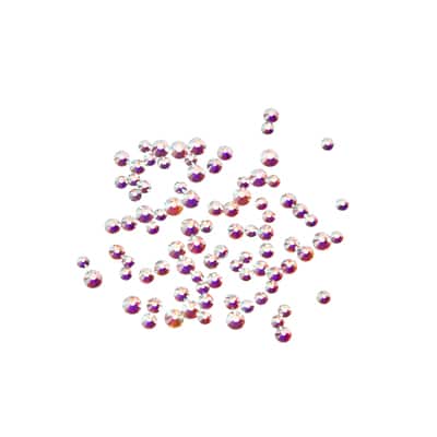 Round Flatback Austrian Crystals Mix by Bead Landing™, 90ct. image