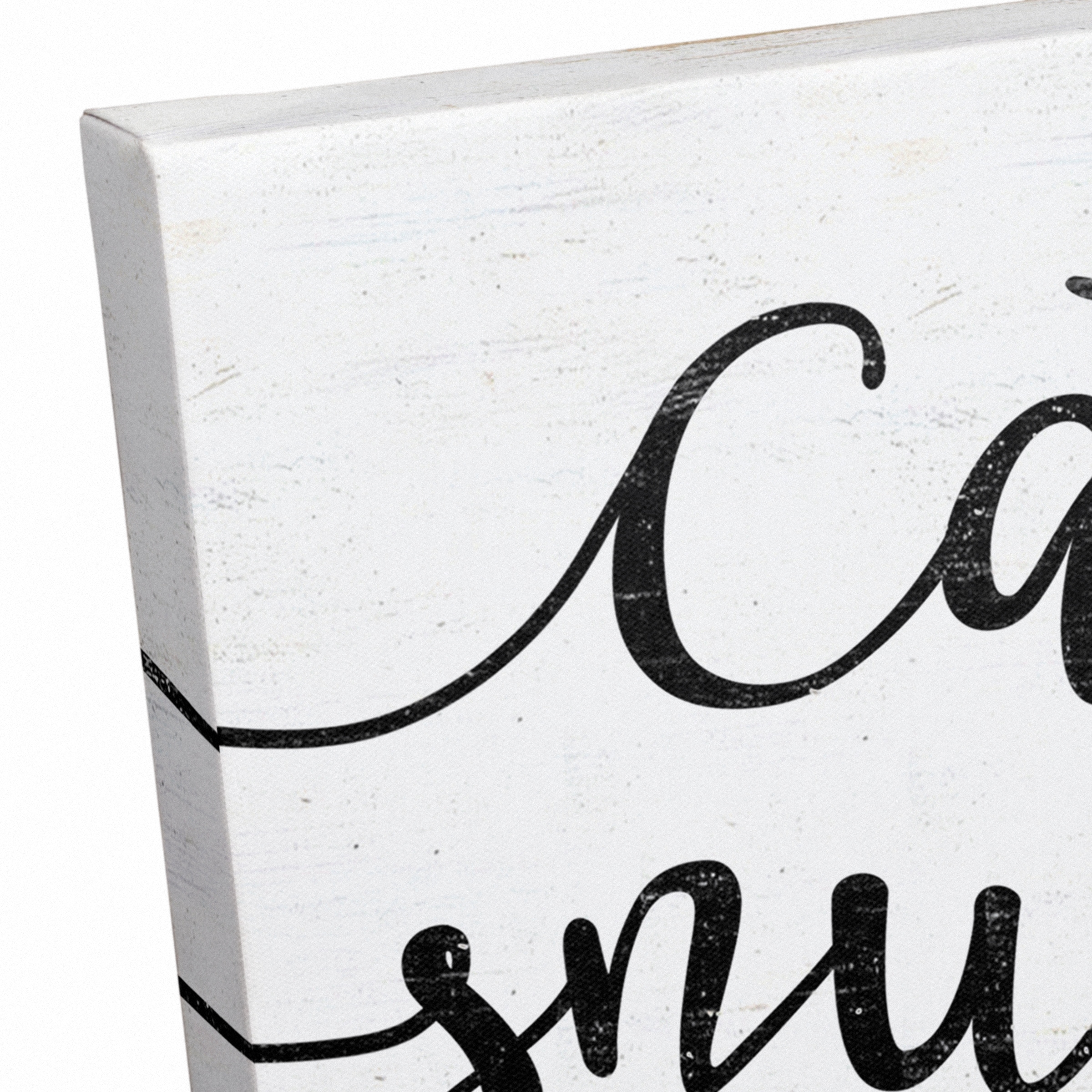 Cat Snuggles Fix Everything Canvas Wall Art