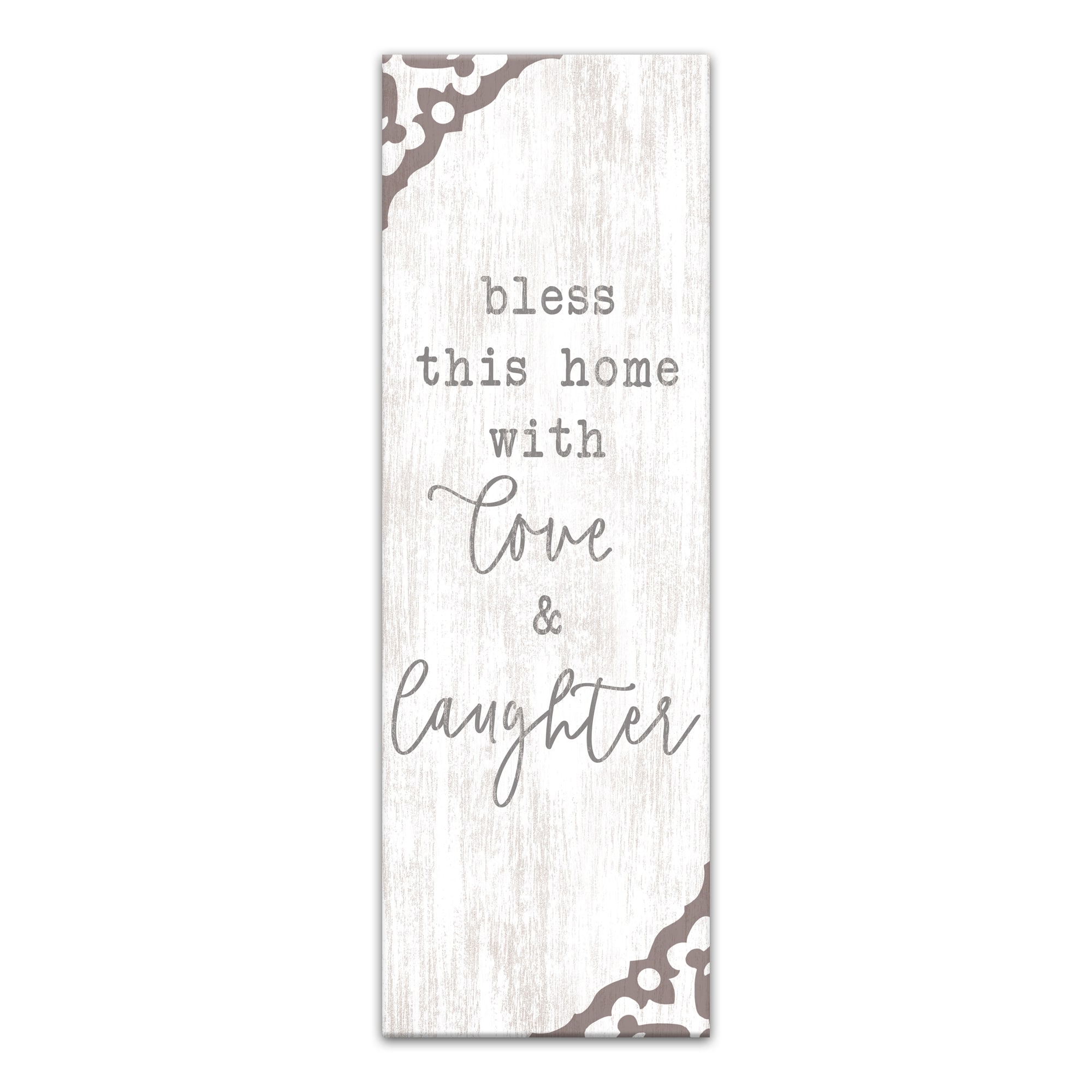 Bless this Home with Love & Laughter Canvas Wall Art