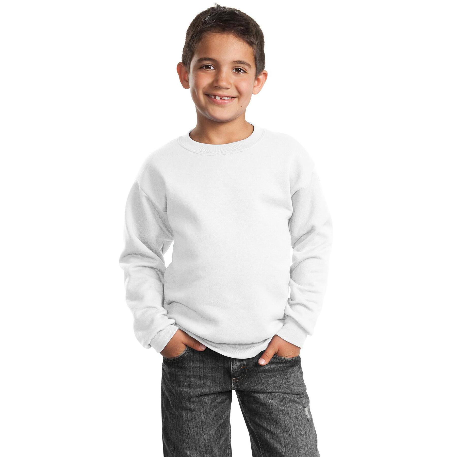Port & Company® Youth Core Fleece Crewneck Sweatshirt