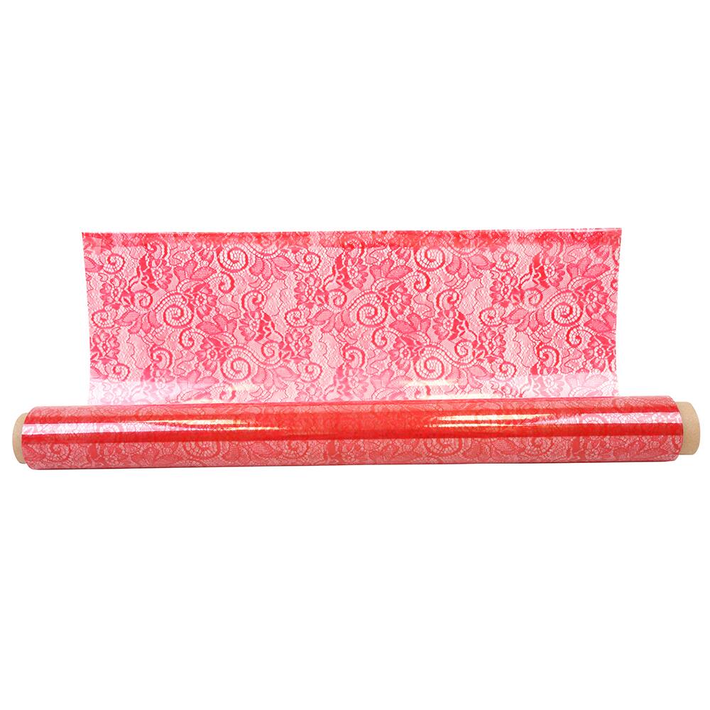 JAM Paper Victorian Lace Floral Cello Bouquet Wrap