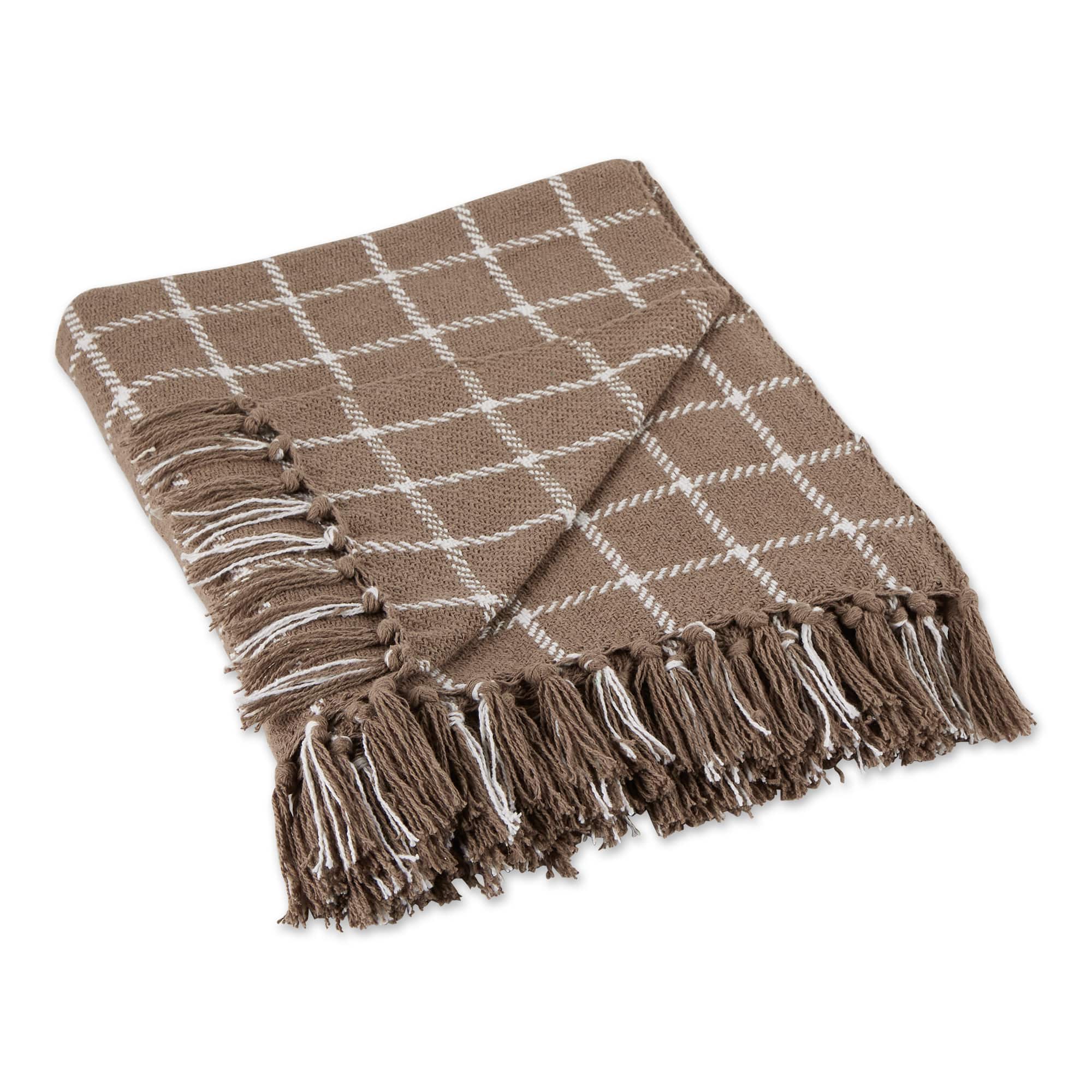 DII&#xAE; Checked Plaid Throw