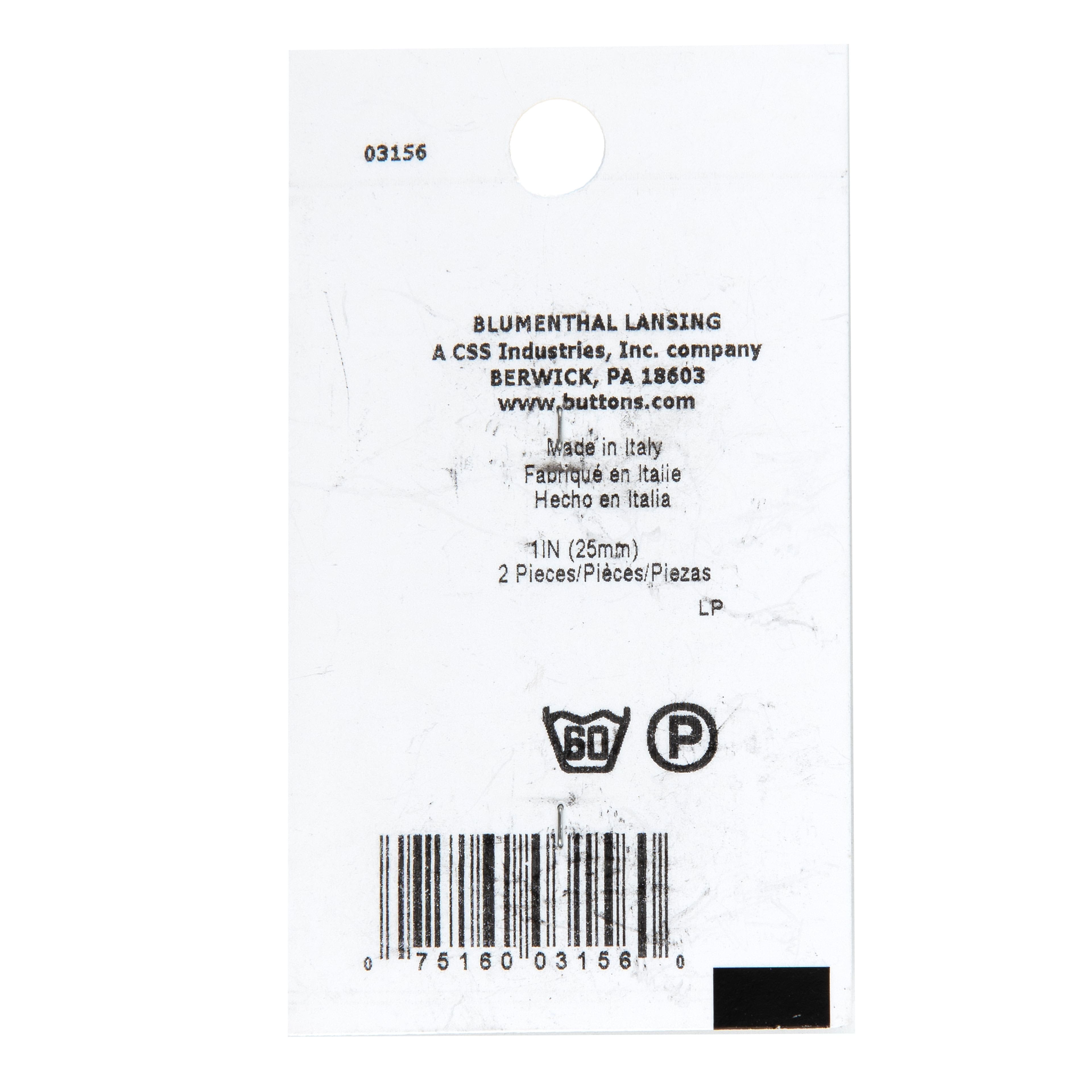 LaMode 1&#x22; Tan 4-Hole Buttons, 2ct.