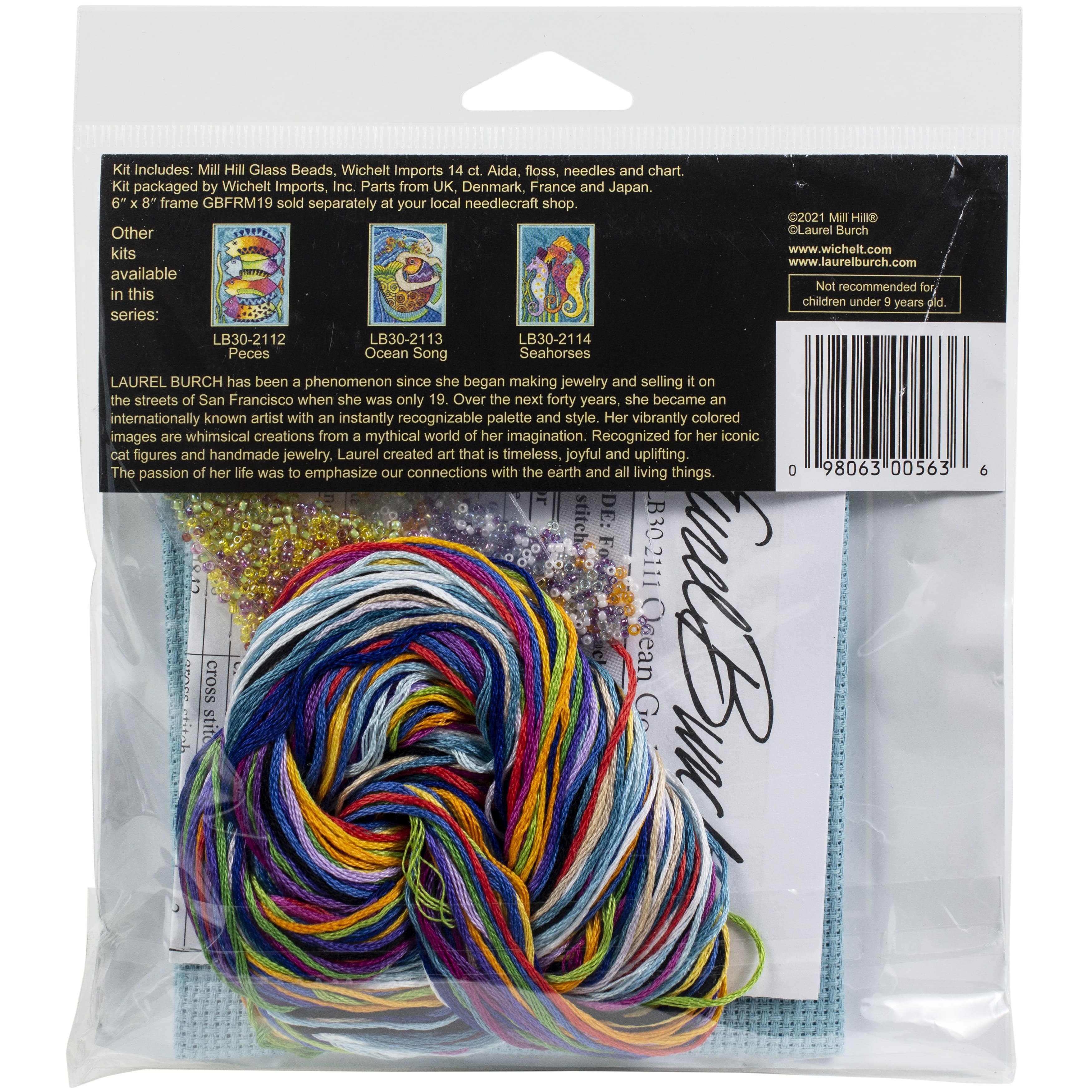 Mill Hill® Laurel Burch™ Ocean Goddess Beaded Counted Cross Stitch Kit