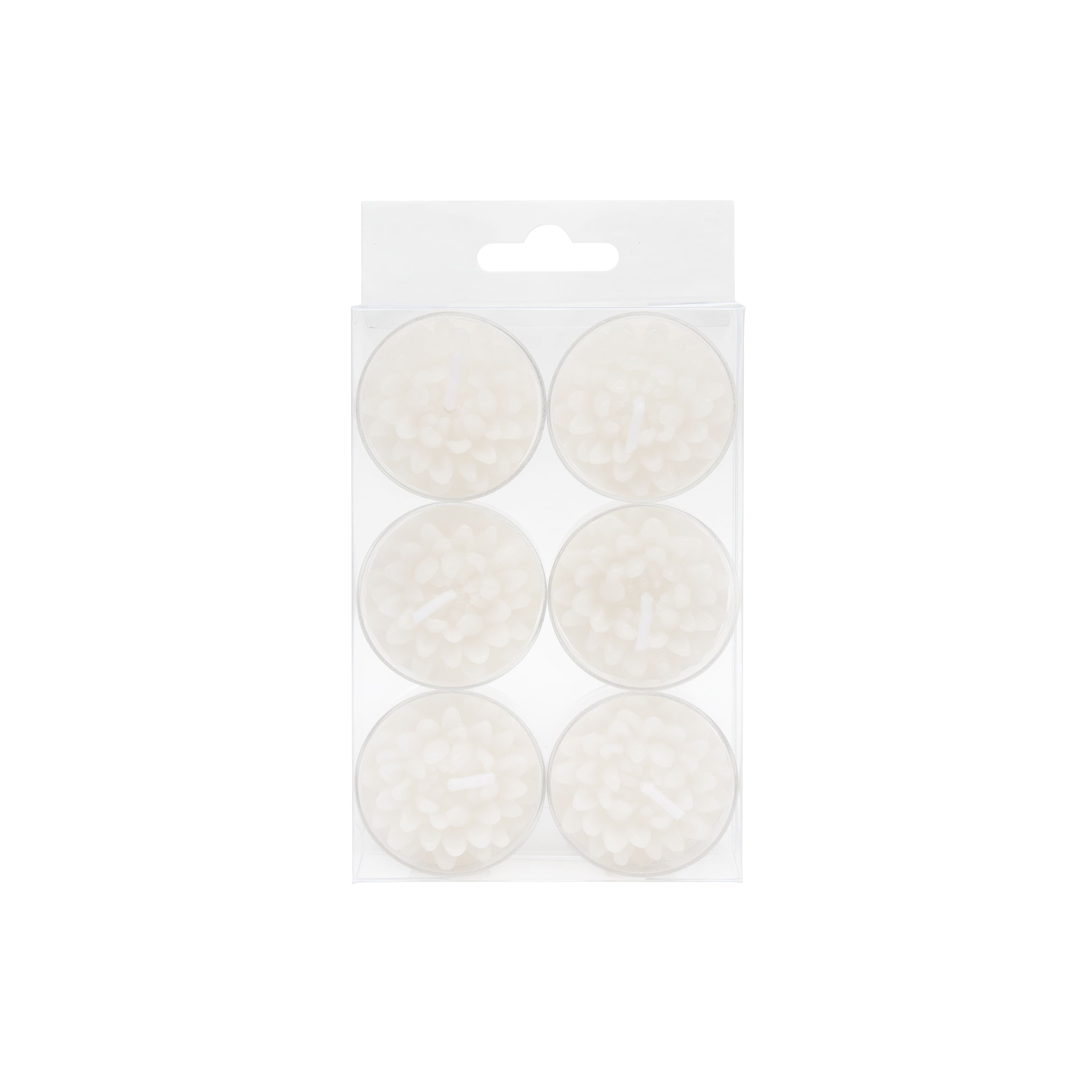 Flower Shaped Scented Tealight Candles, 6ct. by Ashland&#xAE;