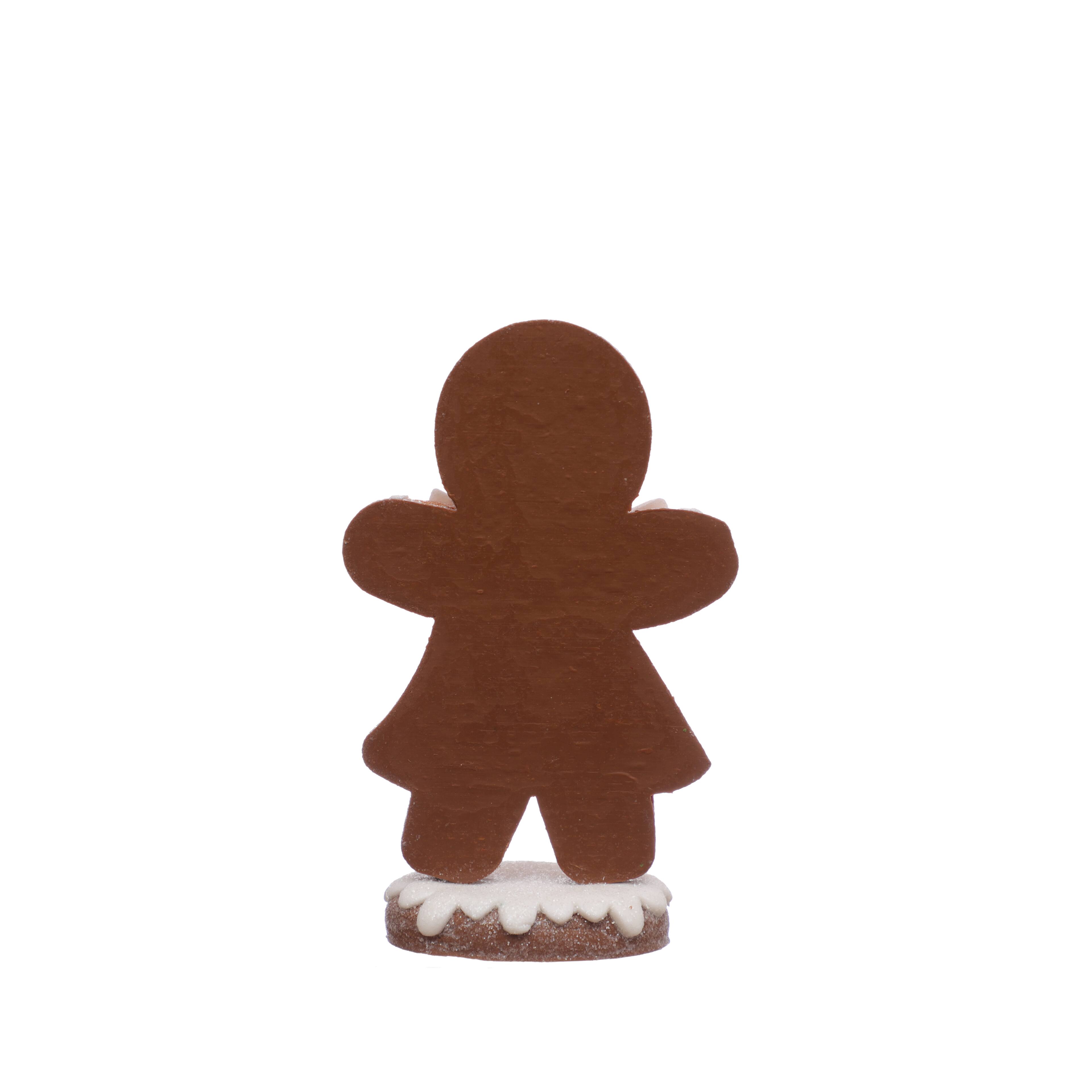 5&#x22; Frosted Gingerbread Cookie in Dress Clay Tabletop D&#xE9;cor by Ashland&#xAE;