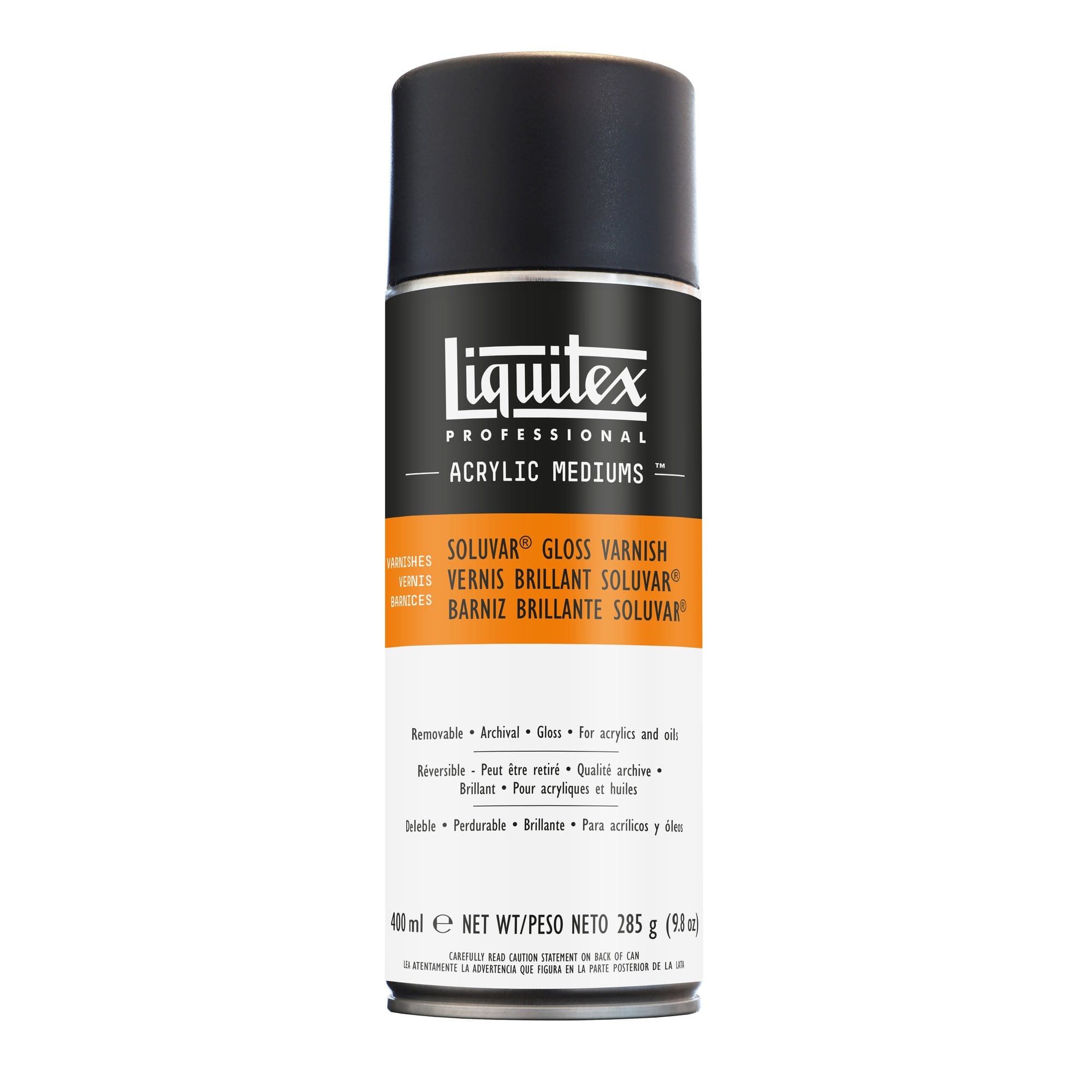 Liquitex Soluvar Varnish Spray - Gloss, 10.4 oz Spray Can